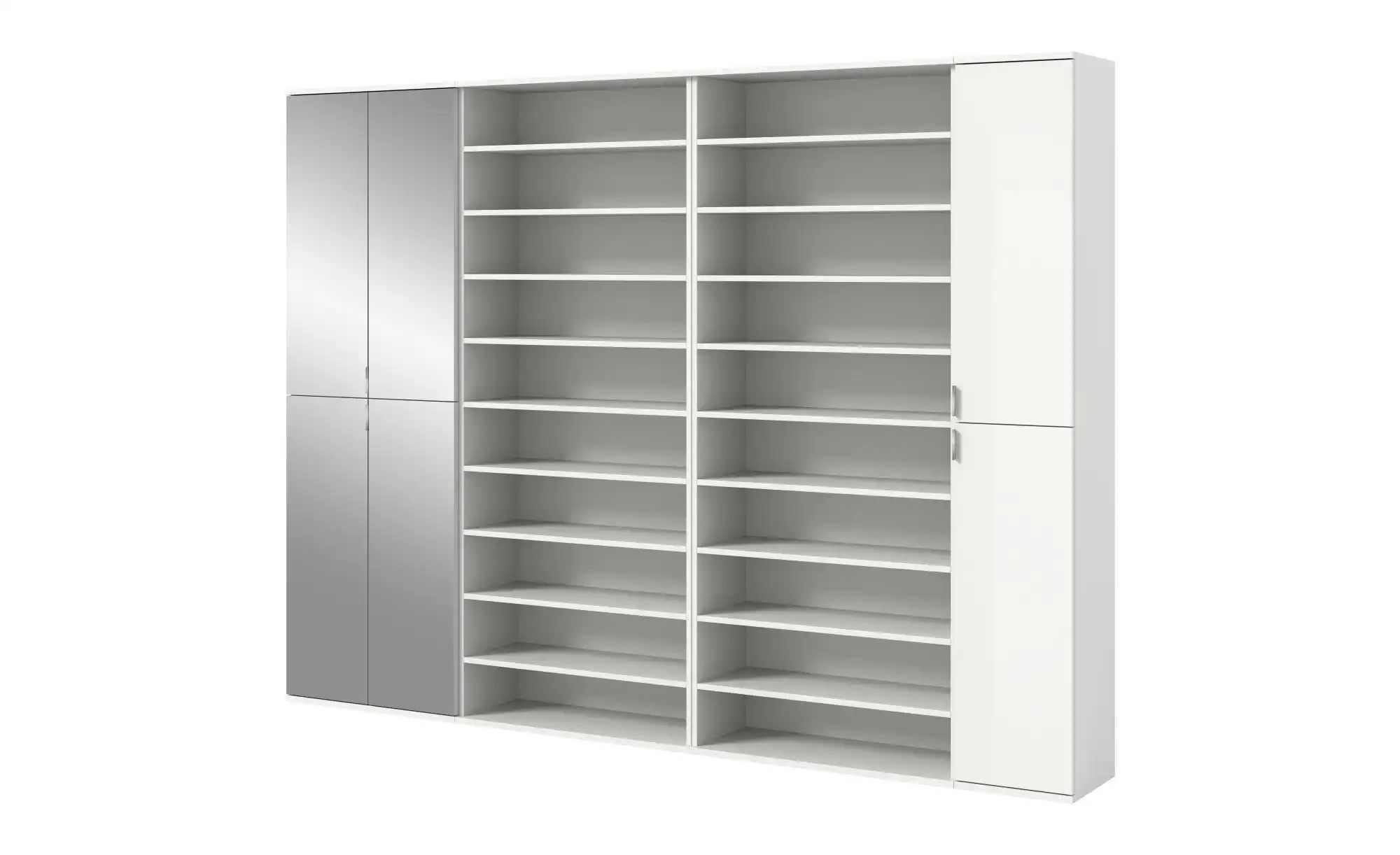 Garderobenkombination   ¦ weiß ¦ Maße (cm): B: 232 H: 191 Garderoben & Klei günstig online kaufen