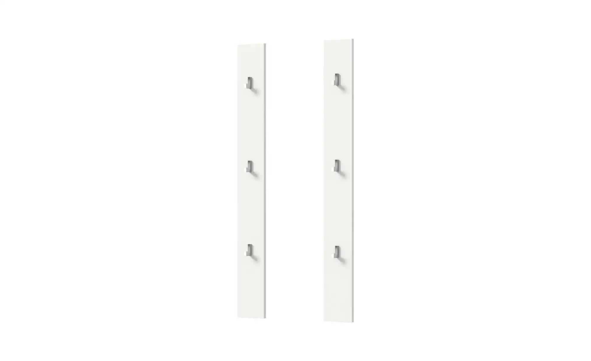 Paneel 2er-Set   ¦ weiß ¦ Holzwerkstoff ¦ Maße (cm): B: 13 H: 115 Garderobe günstig online kaufen