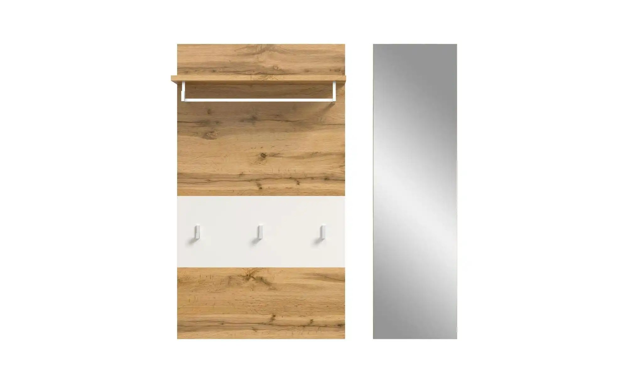 Paneel mit Spiegel   ¦ holzfarben ¦ Holzwerkstoff ¦ Maße (cm): B: 90 H: 106 günstig online kaufen
