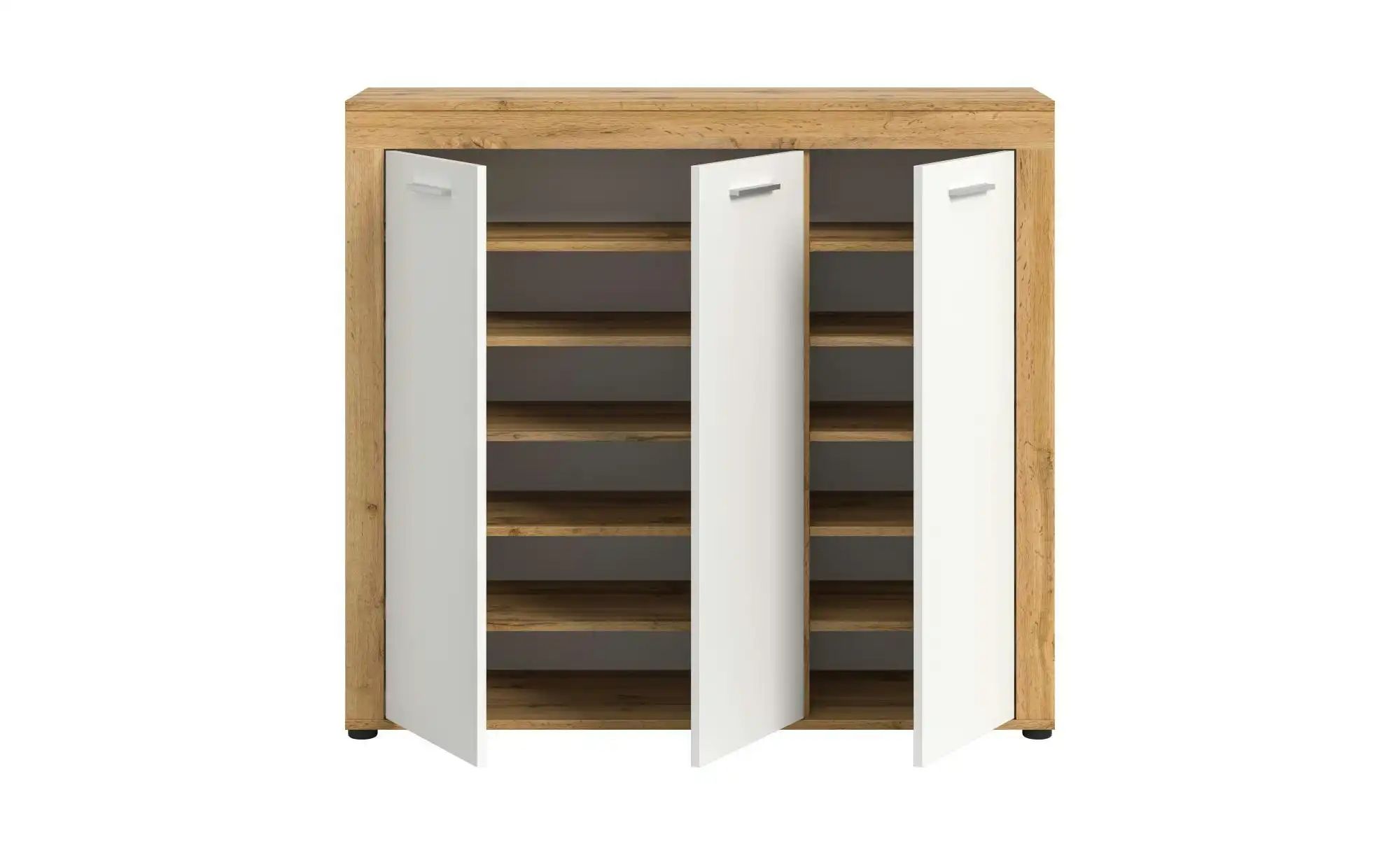 Thumbnail - Schuhschrank   ¦ holzfarben ¦ Maße (cm): B: 120 H: 108 Garderoben & Kleiderstangen > Garderoben Schuhschränke - Höffner