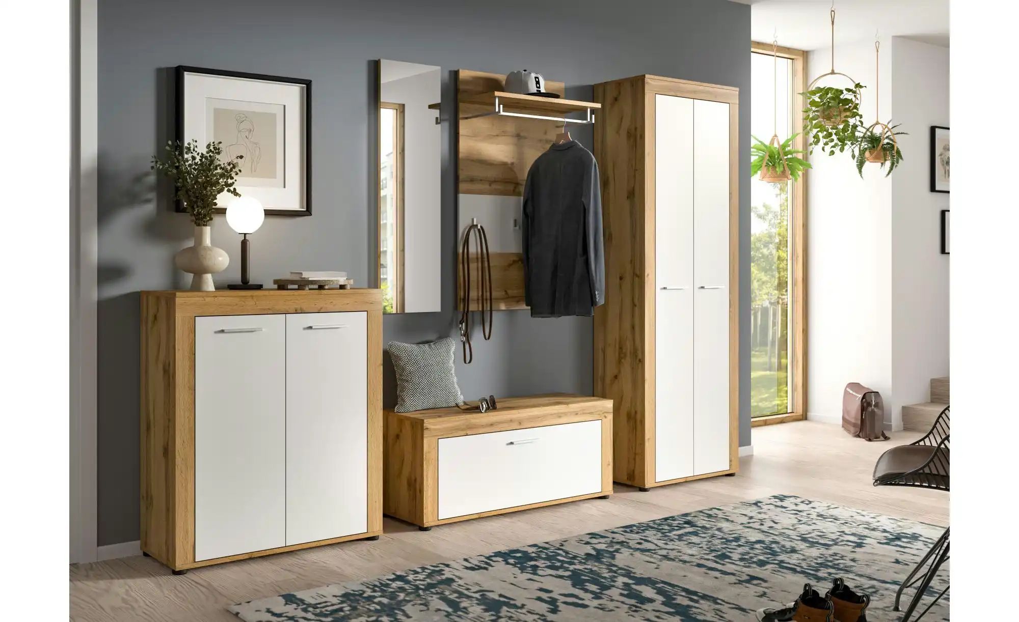 Thumbnail - Schuhschrank   ¦ holzfarben ¦ Maße (cm): B: 80 H: 95 Garderoben & Kleiderstangen > Garderoben Schuhschränke - Höffner