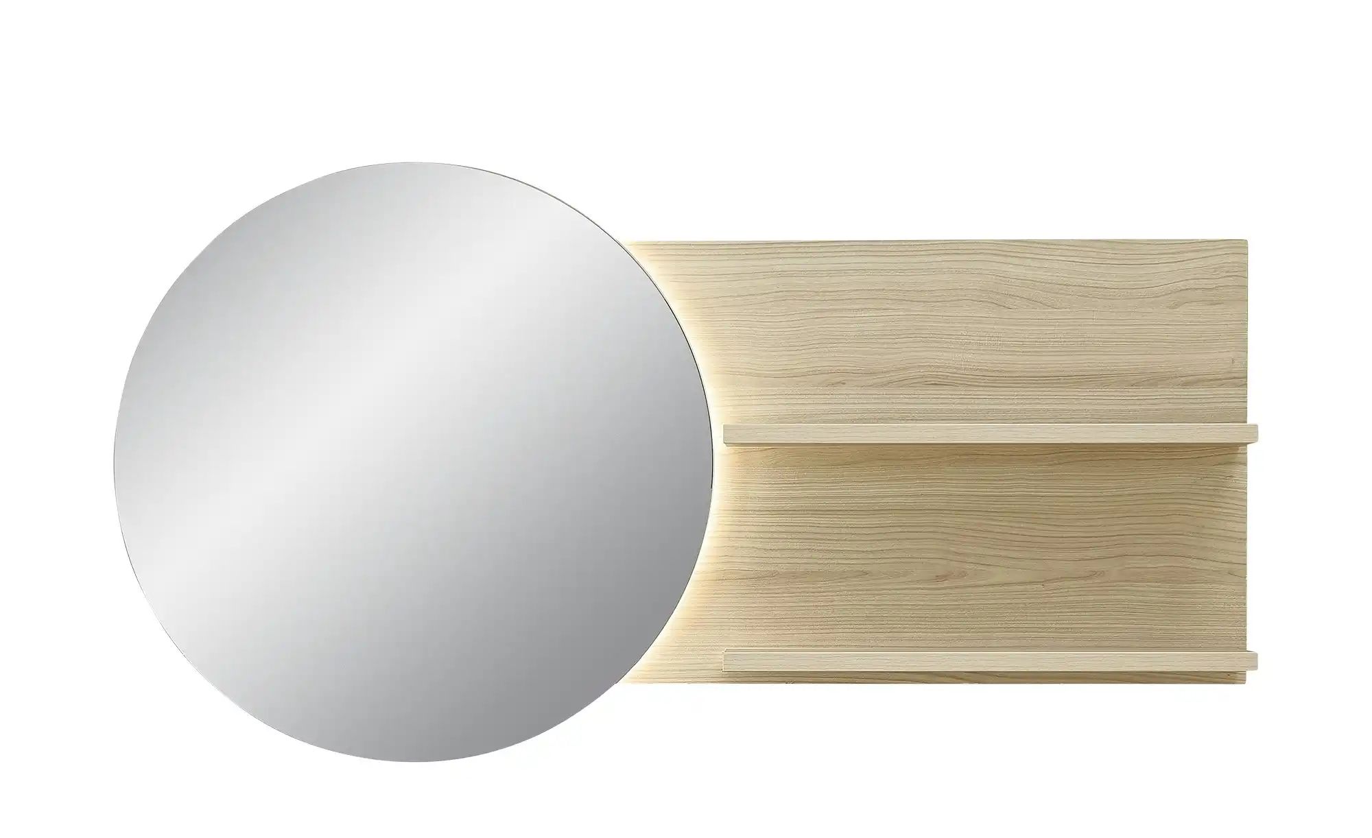 Spiegel  Pisa ¦ holzfarben ¦ Aluminium,Glas,Holzwerkstoff ¦ Maße (cm): B: 1 günstig online kaufen