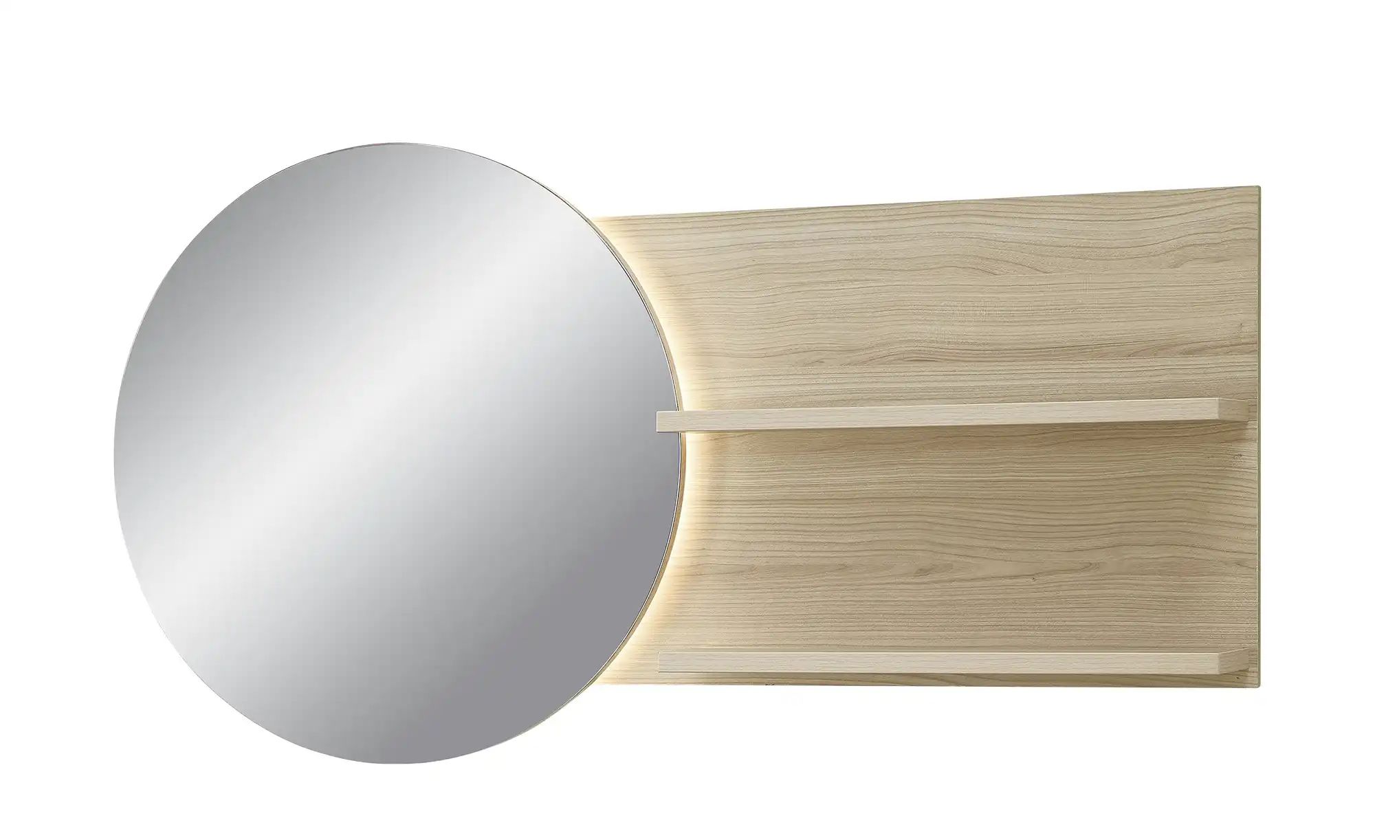 Spiegel  Pisa ¦ holzfarben ¦ Aluminium,Glas,Holzwerkstoff ¦ Maße (cm): B: 1 günstig online kaufen