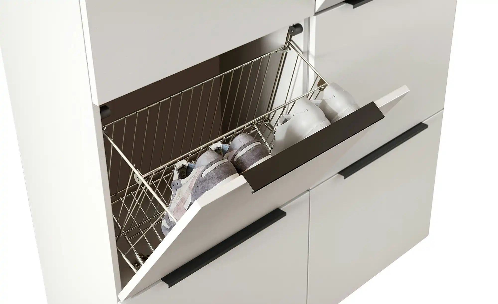 uno Schuhschrak  Groven ¦ weiß ¦ Maße (cm): B: 53 H: 130 T: 30.0 Garderoben günstig online kaufen