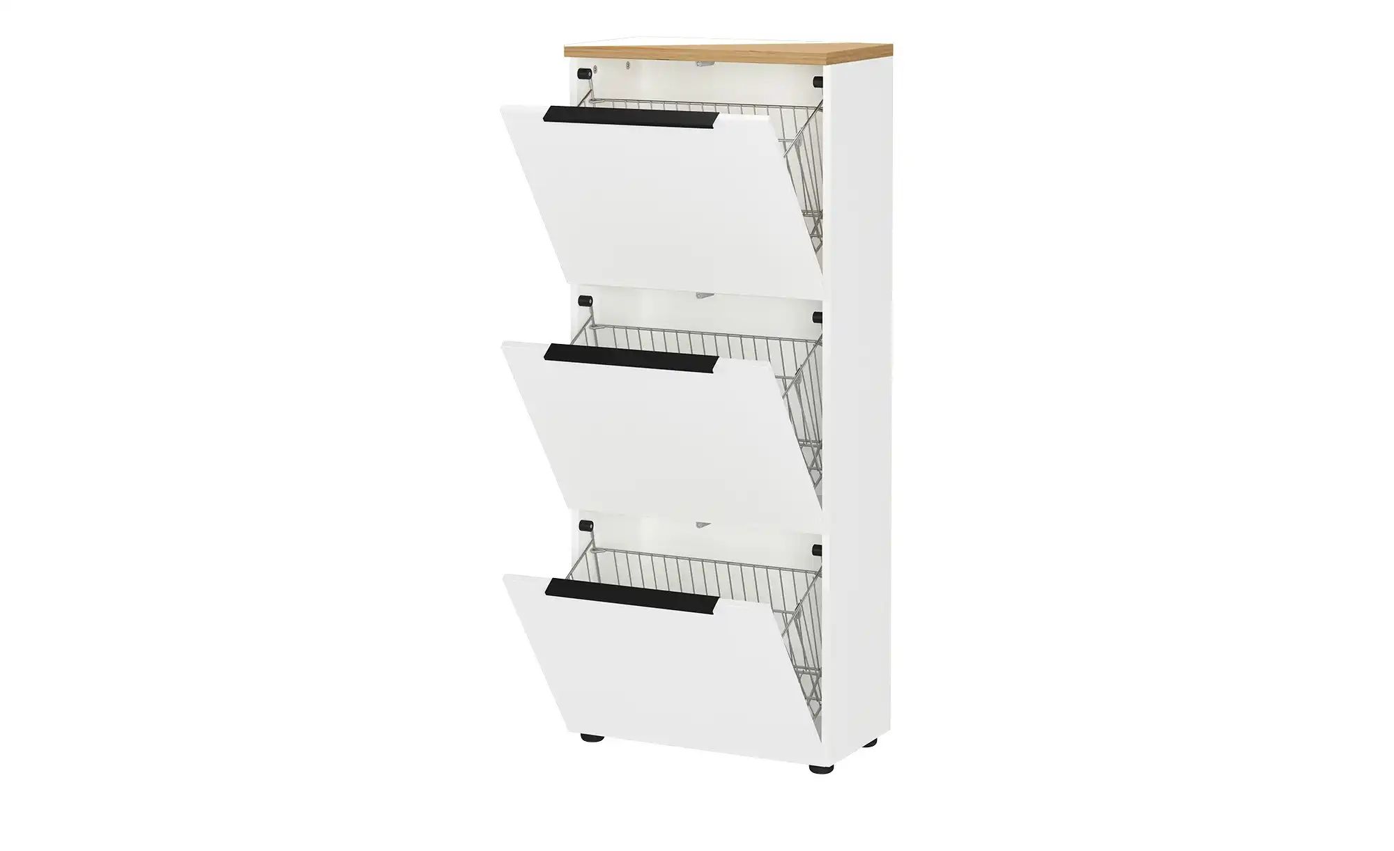 Thumbnail - uno Schuhschrak  Groven ¦ weiß ¦ Maße (cm): B: 53 H: 130 T: 30.0 Garderoben & Kleiderstangen > Garderoben Schuhschränke ...