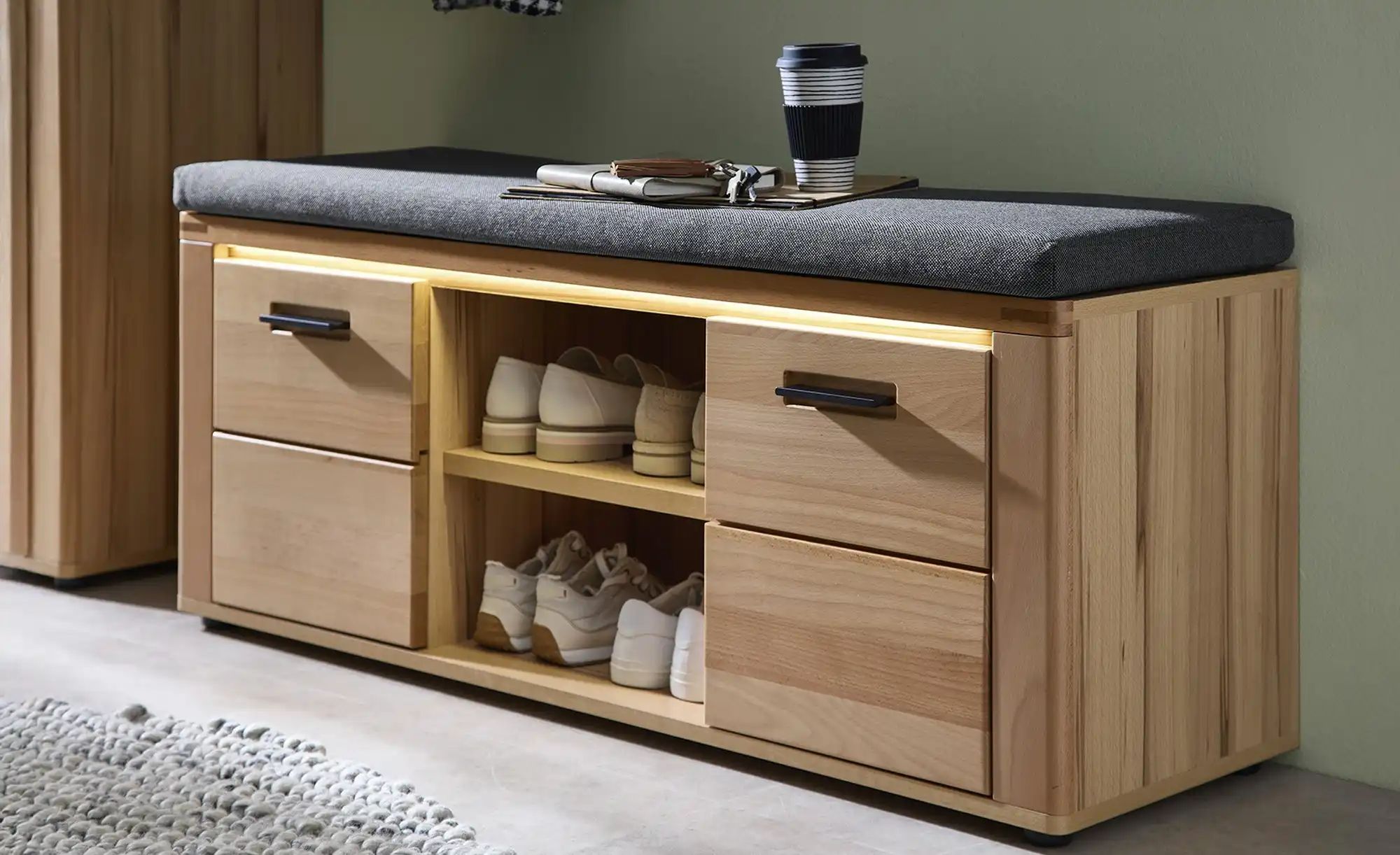 vito Garderobenbank  Cambra ¦ holzfarben ¦ Maße (cm): B: 120 H: 51 T: 38.0 günstig online kaufen