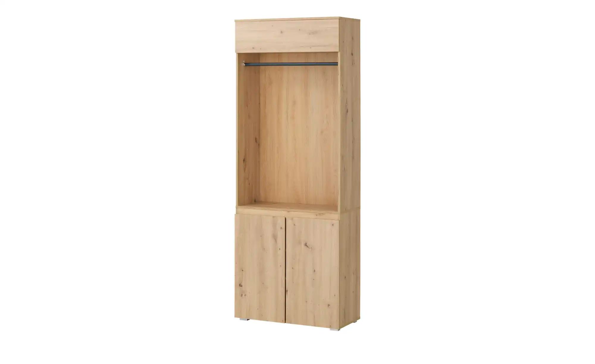 smart Garderobenschrank BEN ¦ holzfarben ¦ Maße (cm): B: 80 H: 210 T: 37.0 Schränke > Dielenschränke - Höffner