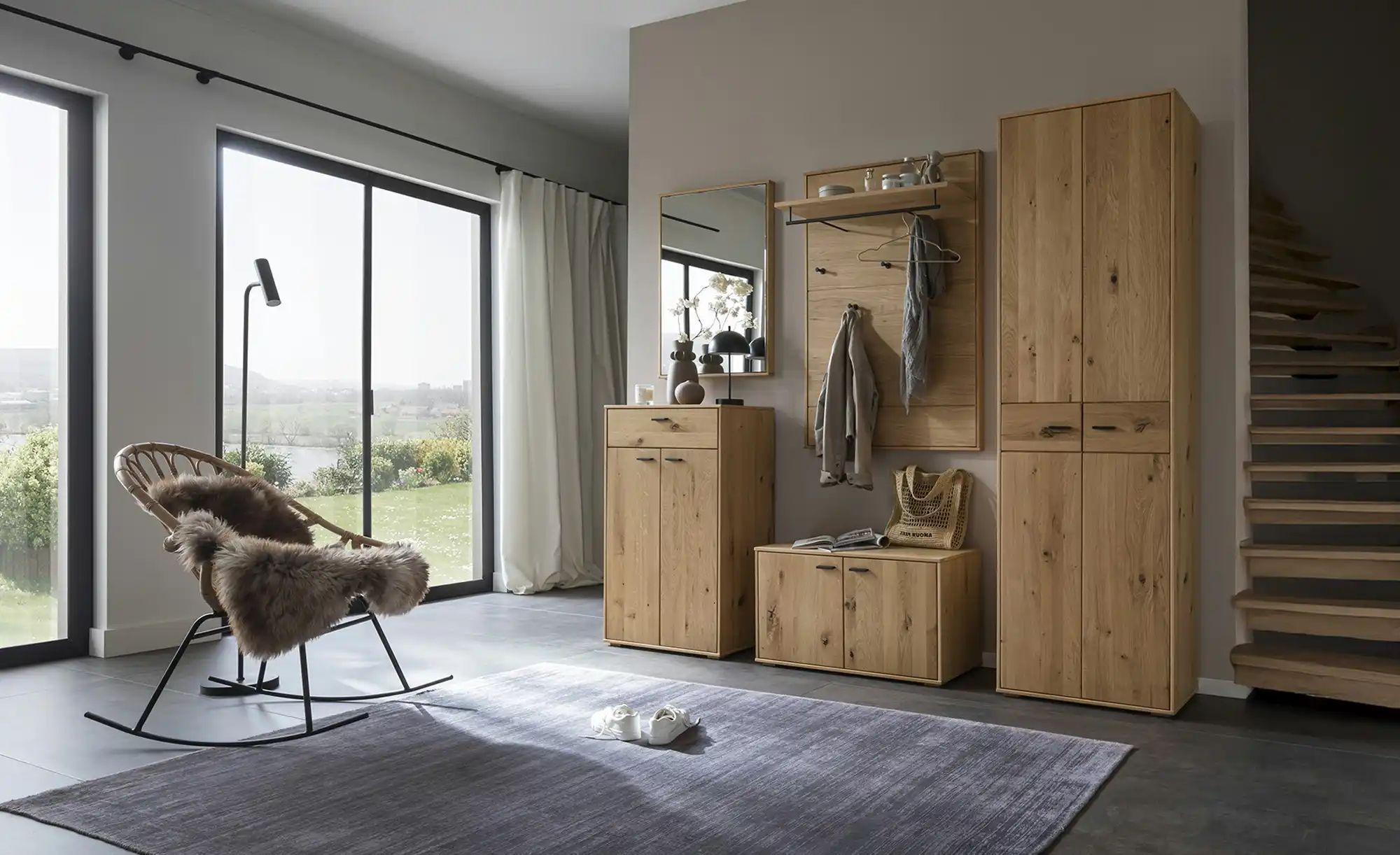 Garderobenpaneel  Binz ¦ holzfarben ¦ Massivholz,Holzwerkstoff ¦ Maße (cm): günstig online kaufen