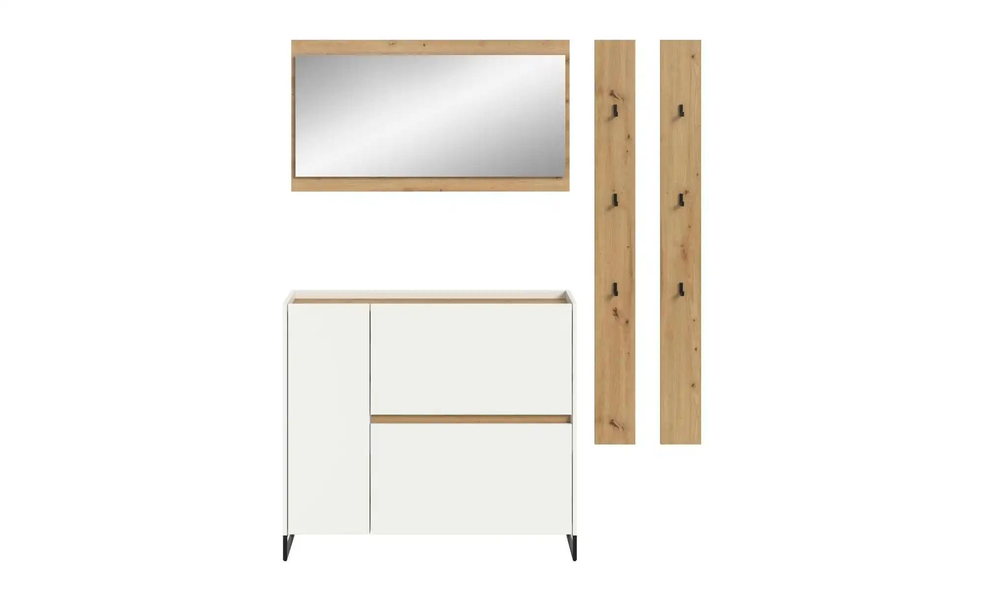 Garderobenkombination   ¦ weiß ¦ Maße (cm): B: 192 H: 172 Garderoben & Klei günstig online kaufen