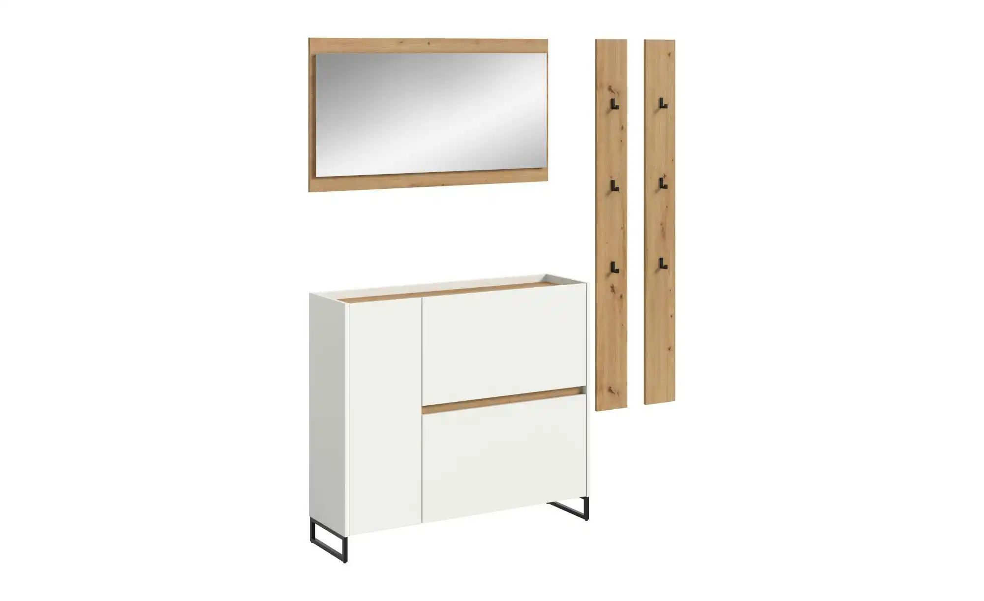 Thumbnail - Garderobenkombination   ¦ weiß ¦ Maße (cm): B: 192 H: 172 Garderoben & Kleiderstangen > Garderobensysteme - Höffner