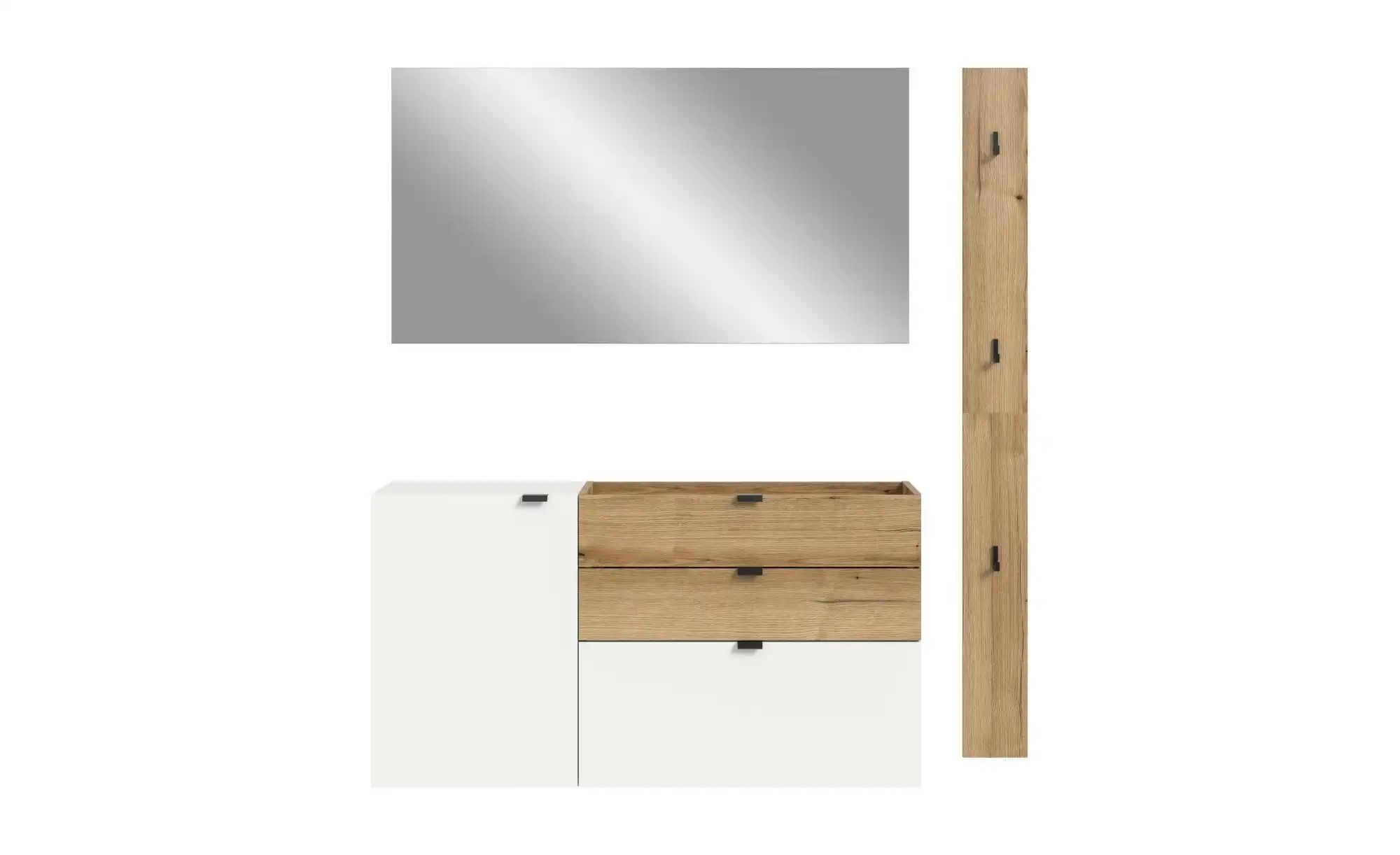Garderobenkombination   ¦ weiß ¦ Maße (cm): B: 158 H: 194 Garderoben & Klei günstig online kaufen