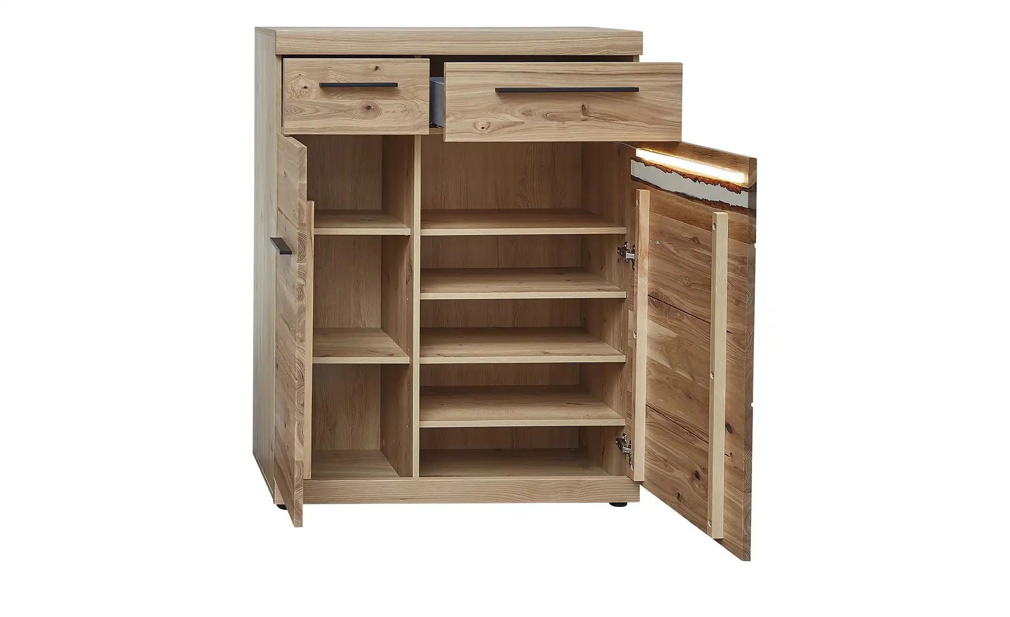 MONDO Schuhschrank  Talya ¦ holzfarben ¦ Maße (cm): B: 90 H: 116 T: 40.0 Ga günstig online kaufen