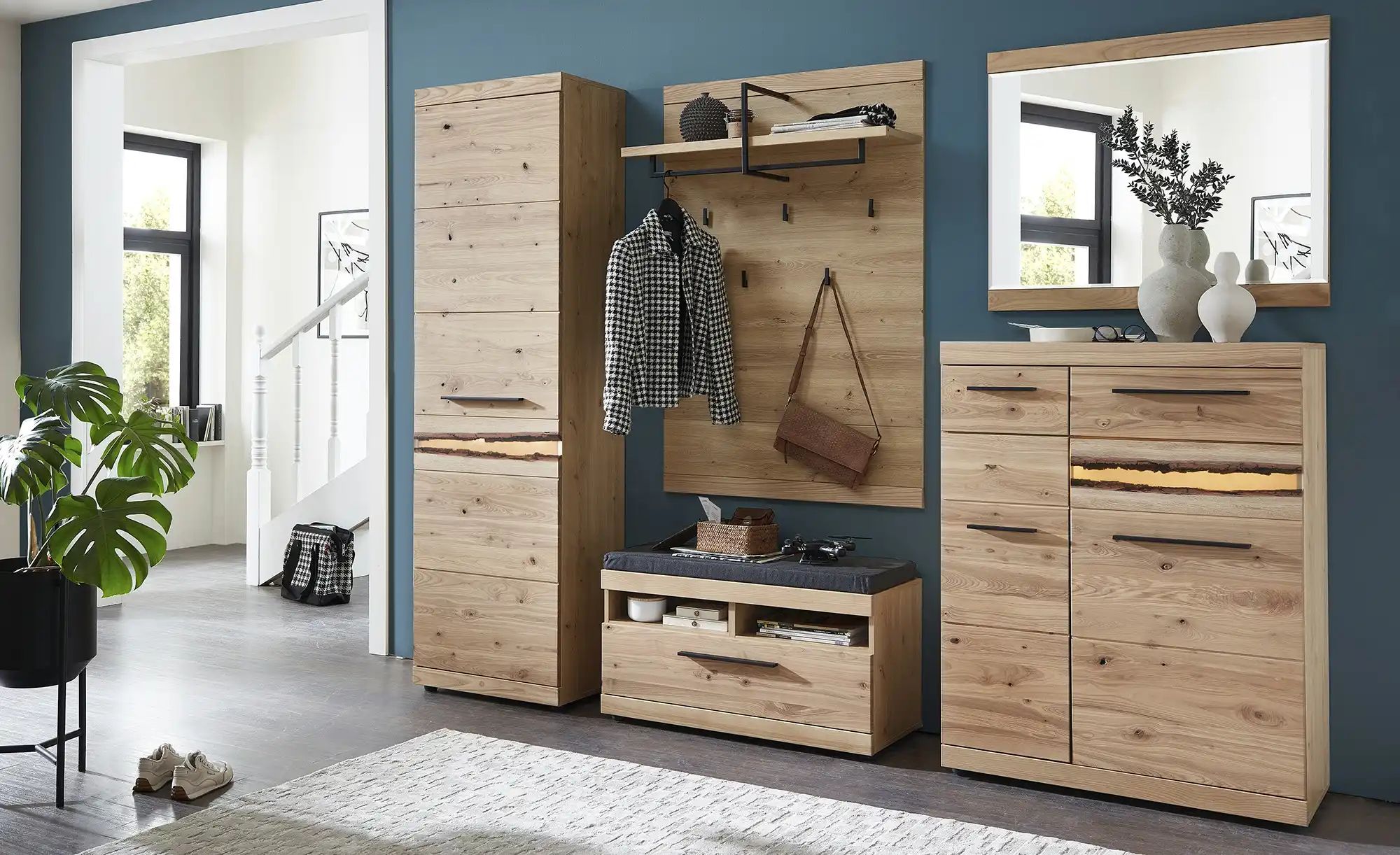 MONDO Spiegel  Talya ¦ holzfarben ¦ Glas,Aluminium,Holzwerkstoff ¦ Maße (cm günstig online kaufen