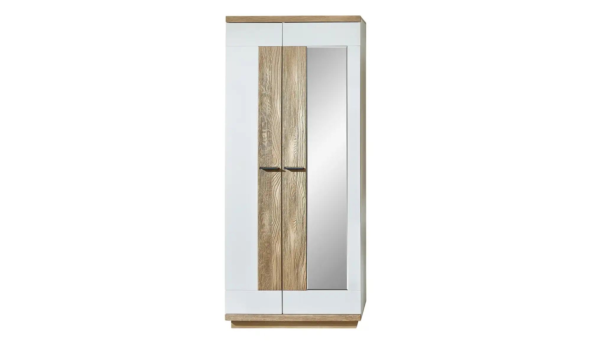 MONDO Garderobenschrank  Lisana ¦ weiß ¦ Maße (cm): B: 85 H: 197 T: 38.0 Sc günstig online kaufen