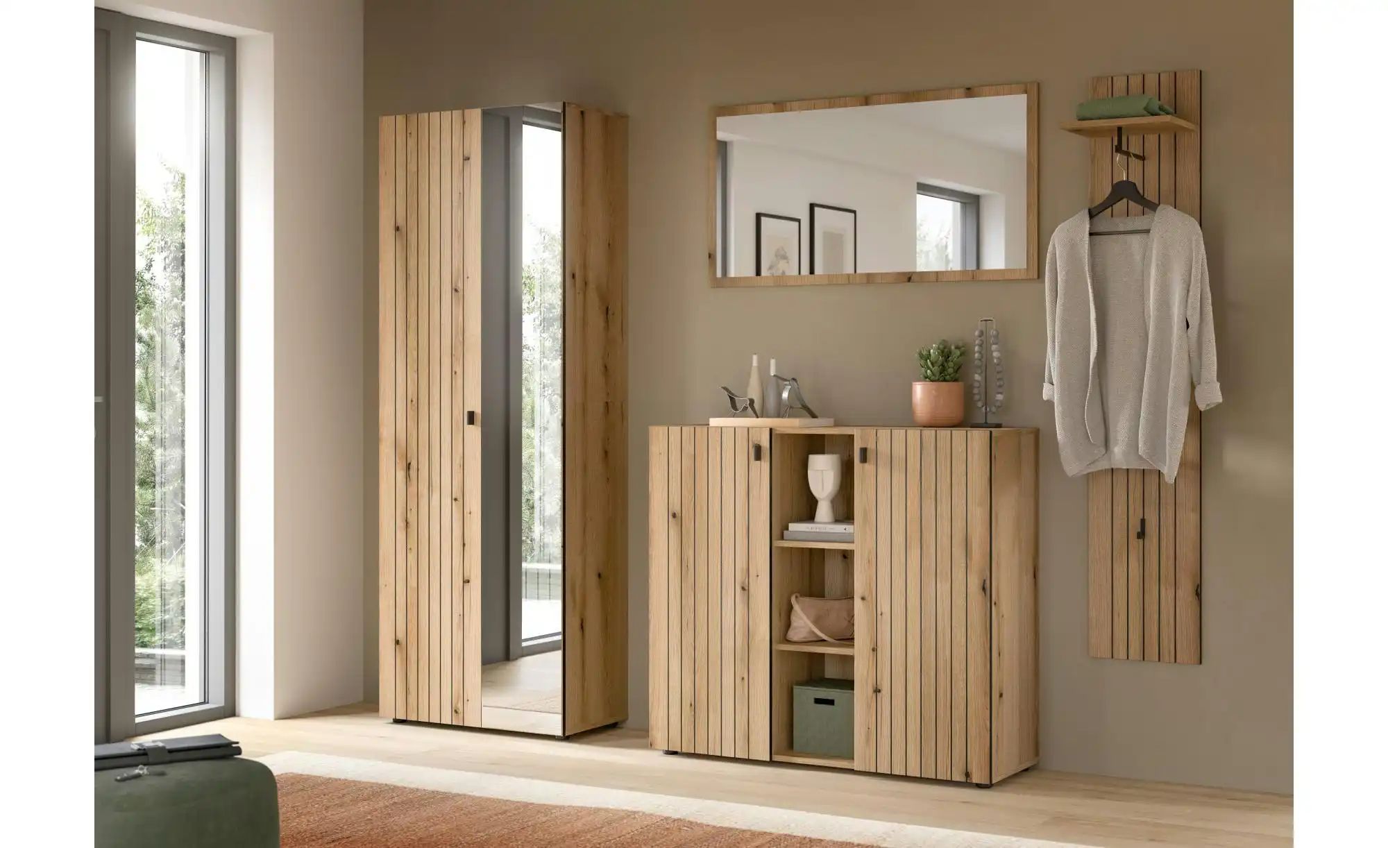 Garderobenpaneel   ¦ holzfarben ¦ Holzwerkstoff ¦ Maße (cm): B: 31 H: 160 G günstig online kaufen