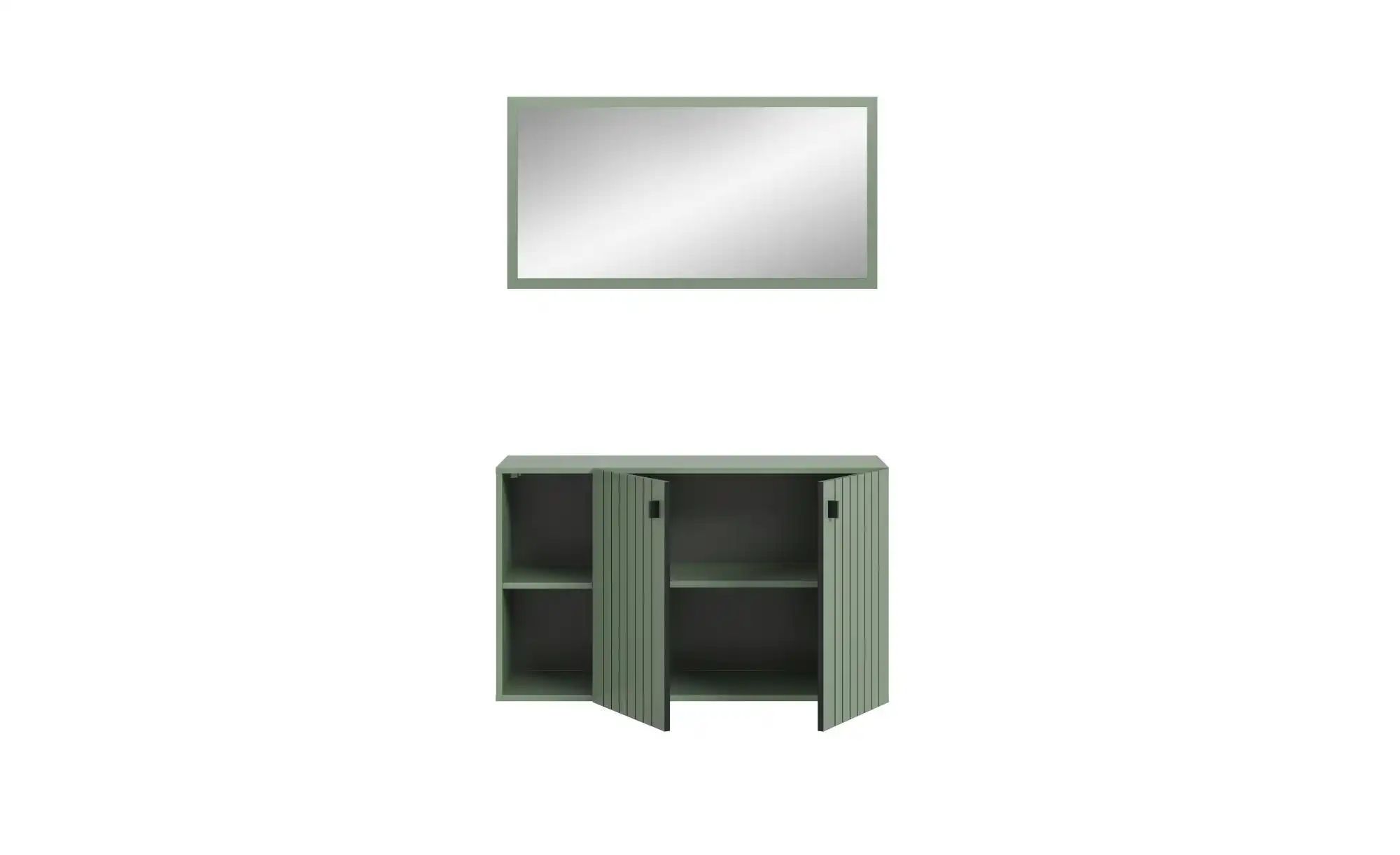 Thumbnail - Garderobenkombination 2-teilig  Station ¦ grün ¦ Maße (cm): B: 106 H: 192 Garderoben & Kleiderstangen > Garderobensystem...