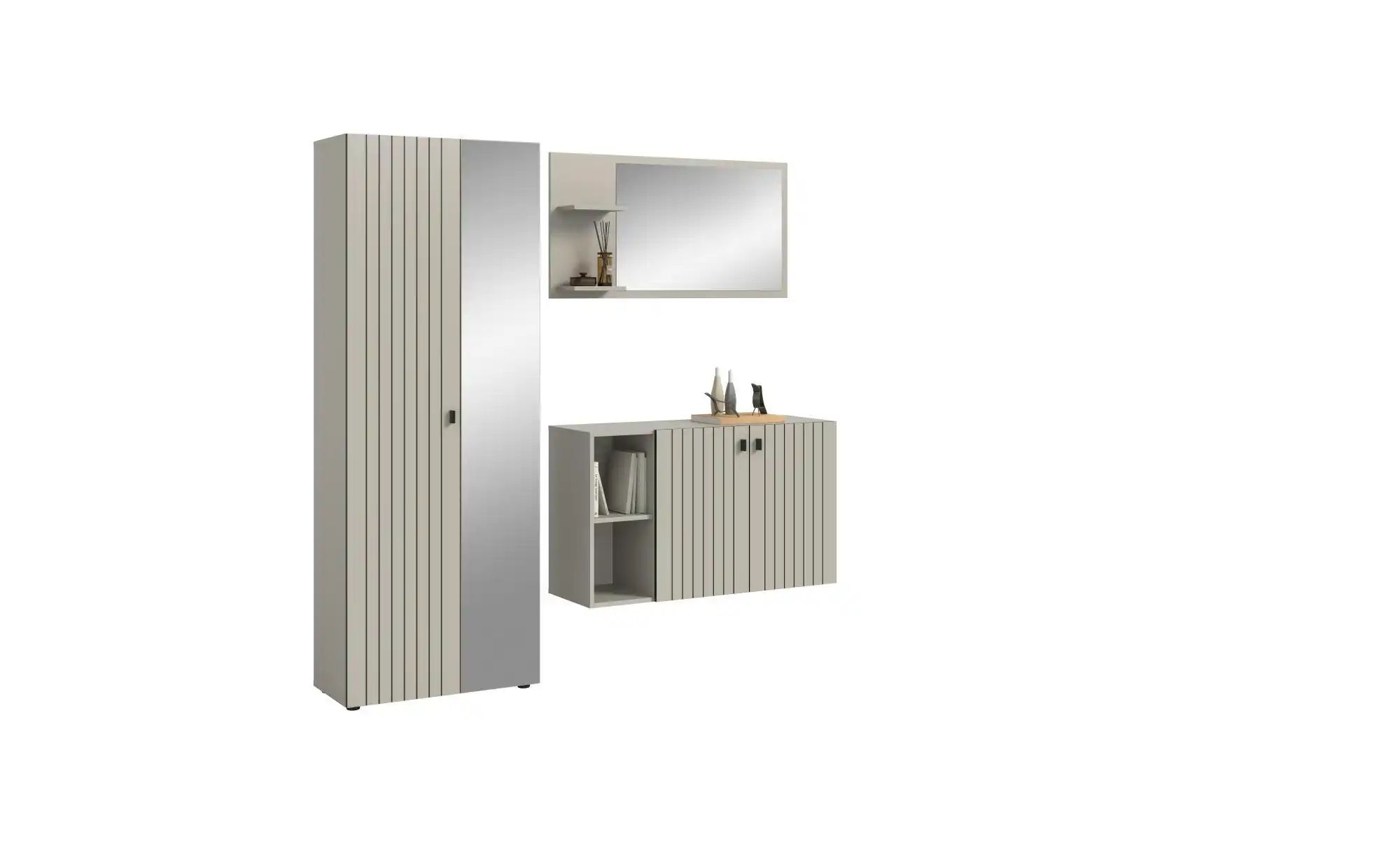 Garderobenkombination   ¦ creme ¦ Maße (cm): B: 191 H: 192 Garderoben & Kle günstig online kaufen