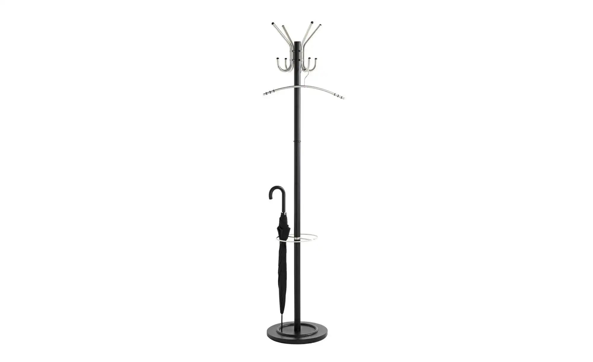 Garderobenständer   ¦ schwarz ¦ Metall ¦ Maße (cm): B: 36 H: 182 Garderoben günstig online kaufen