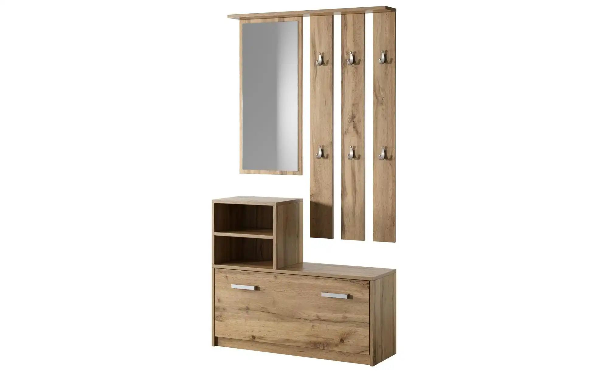 Selsey Garderobenset   ¦ holzfarben ¦ Maße (cm): B: 85 H: 160 Garderoben & günstig online kaufen