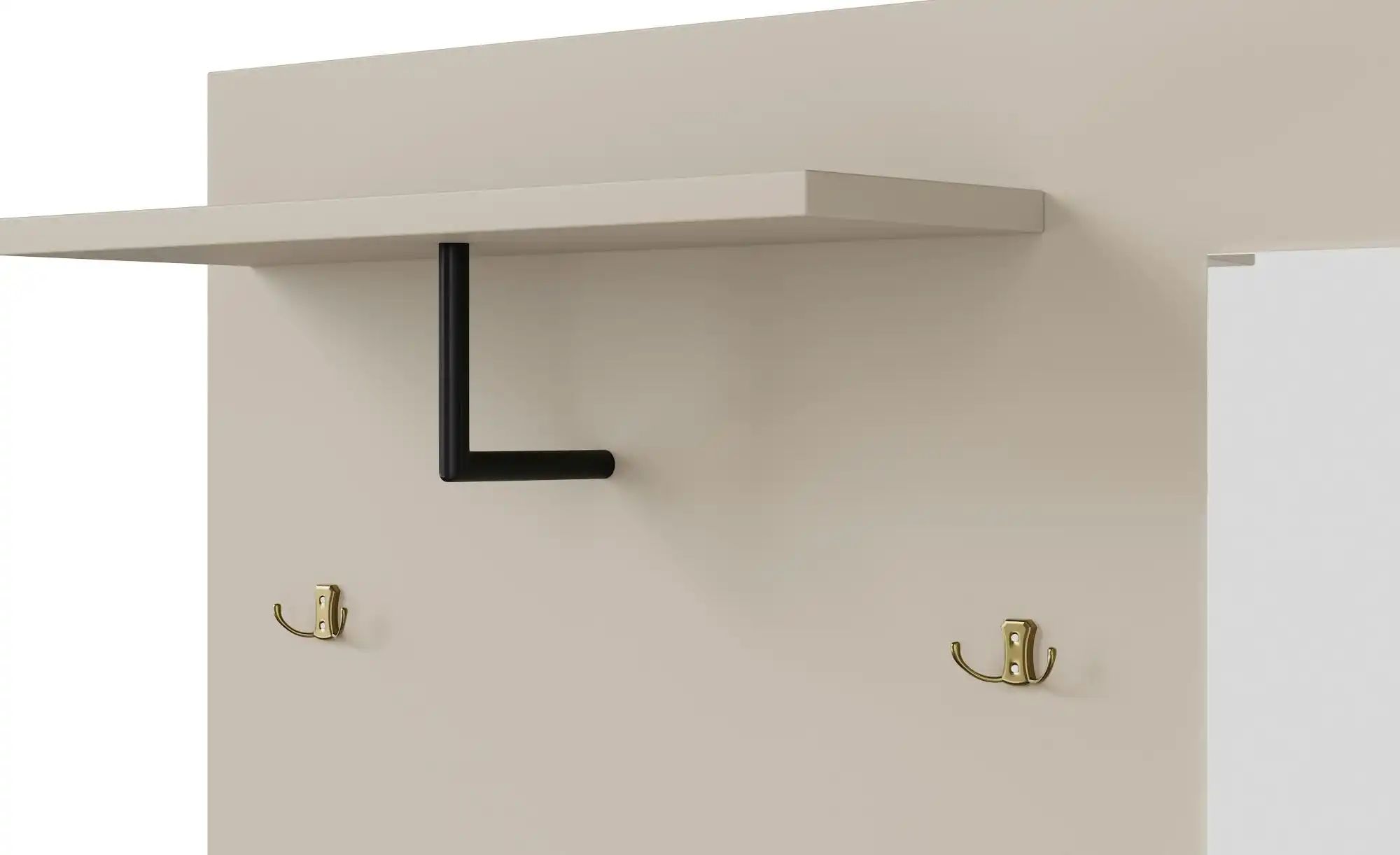 Garderobenset   ¦ creme ¦ Maße (cm): B: 110 H: 185,5 Garderoben & Kleiderst günstig online kaufen