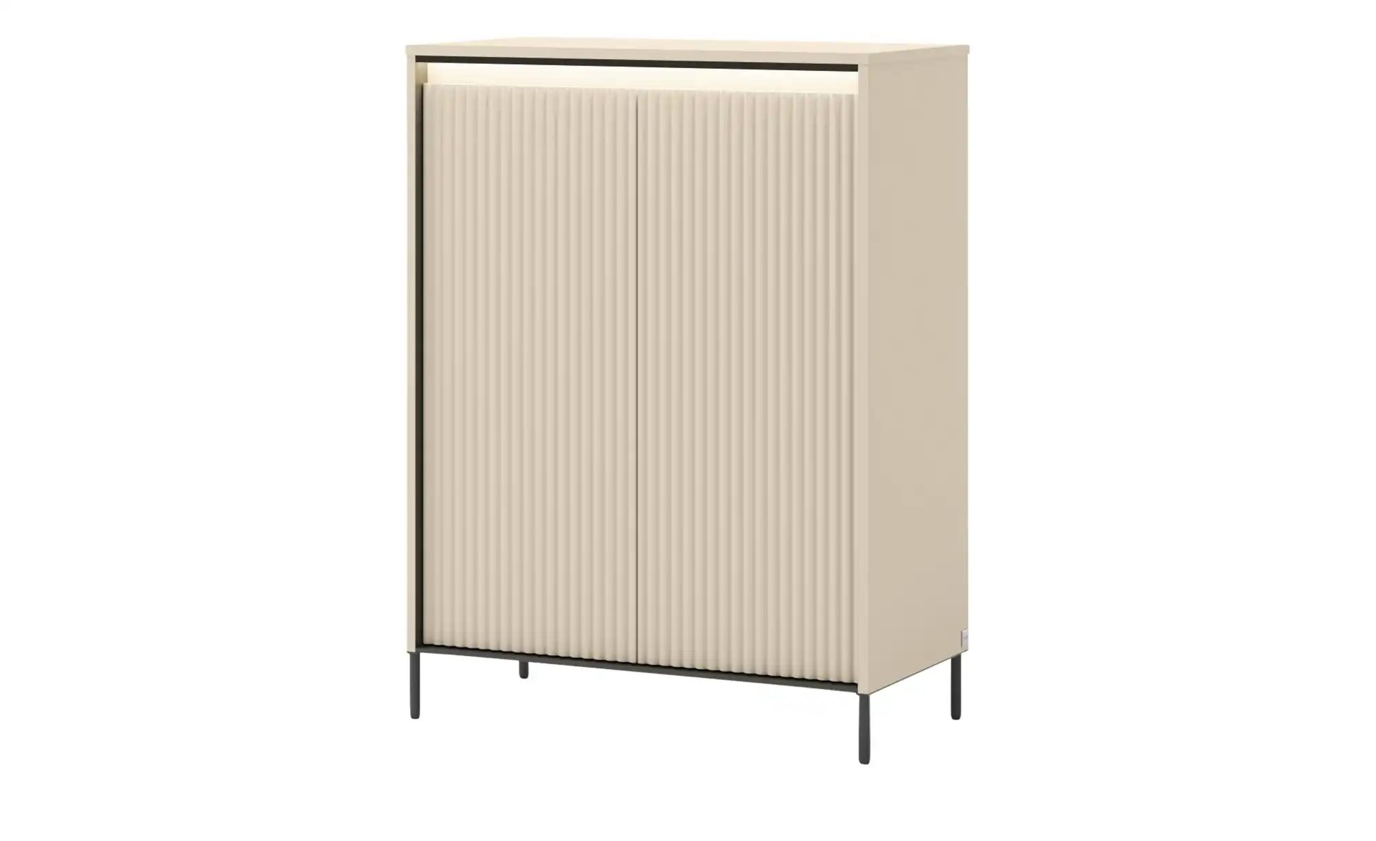 Kommode mit Beleuchtung Torbole ¦ beige ¦ Maße (cm): B: 79 H: 105 T: 40.0 Kommoden & Sideboards > Kommoden - Höffner
