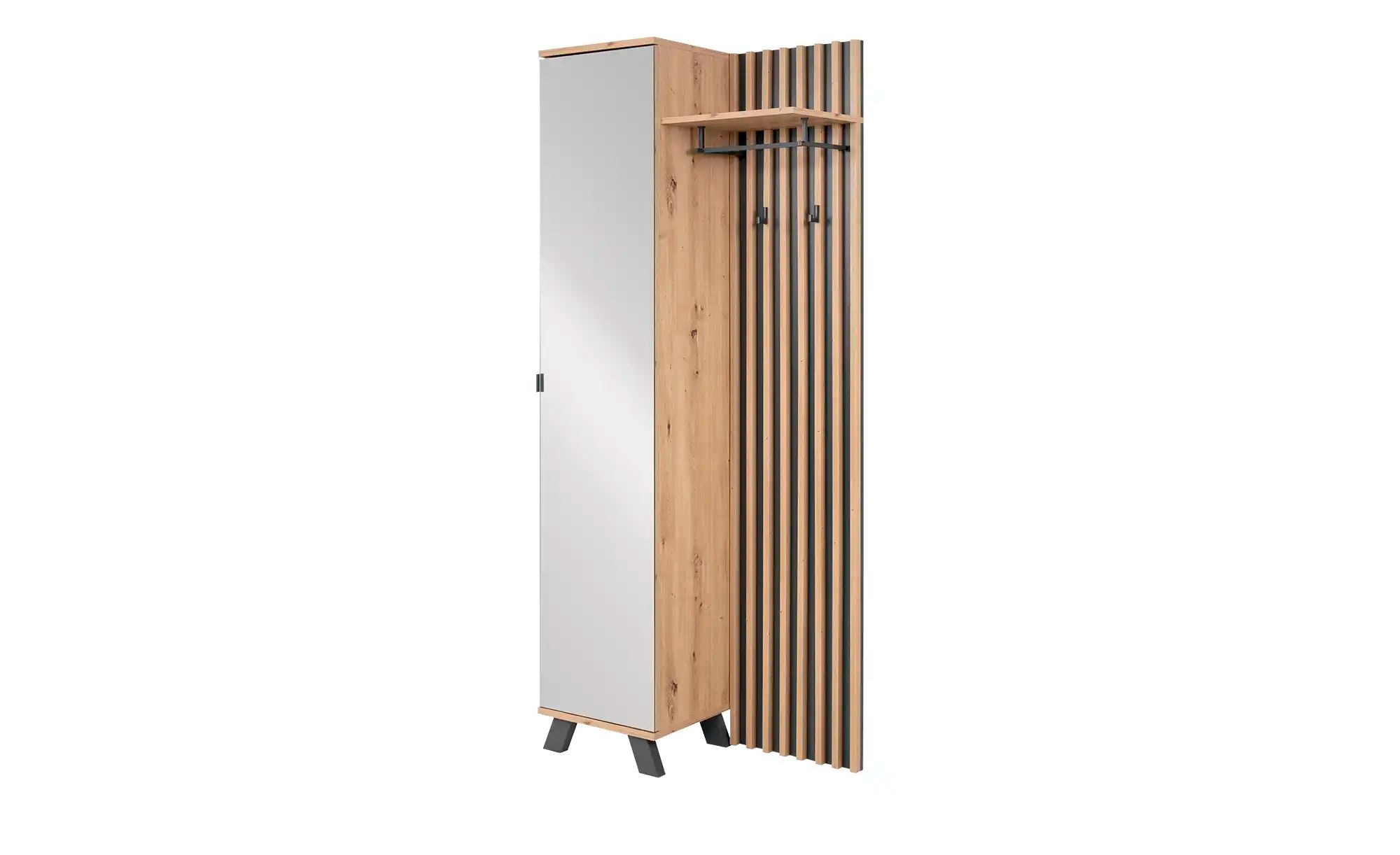 Kompaktgarderobe Harmony holzfarben Maße (cm): B: 80 H: 190 T: 37.0 - Höffner