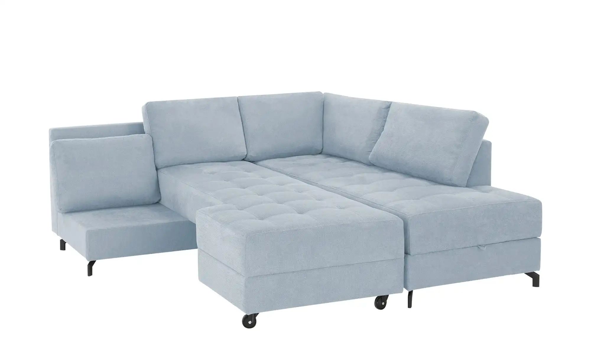 smart Ecksofa  Carla ¦ blau ¦ Maße (cm): B: 291 H: 88 T: 222 Polstermöbel > günstig online kaufen