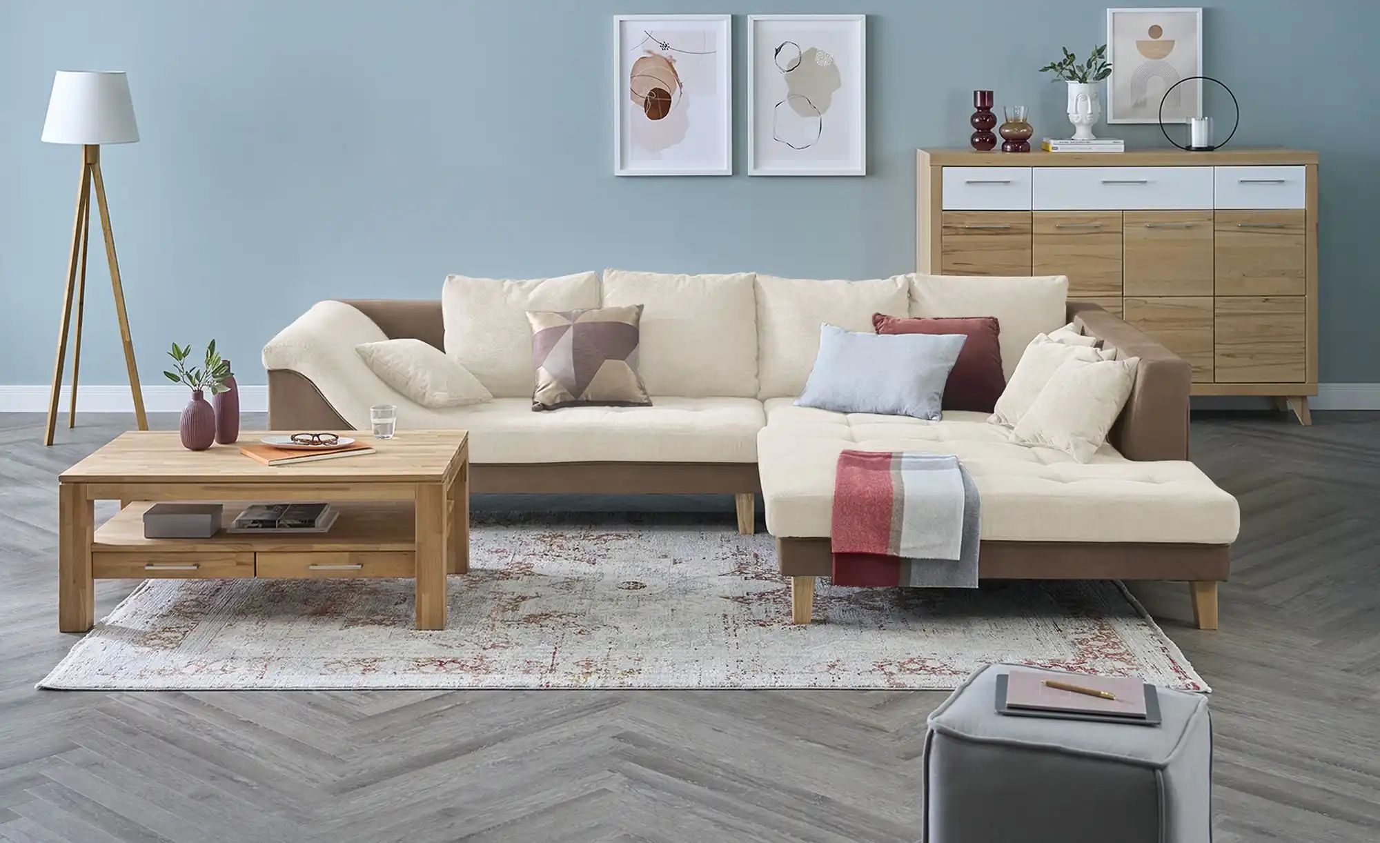 smart Ecksofa  Wilma ¦ braun ¦ Maße (cm): B: 302 H: 82 T: 202.0 Polstermöbe günstig online kaufen