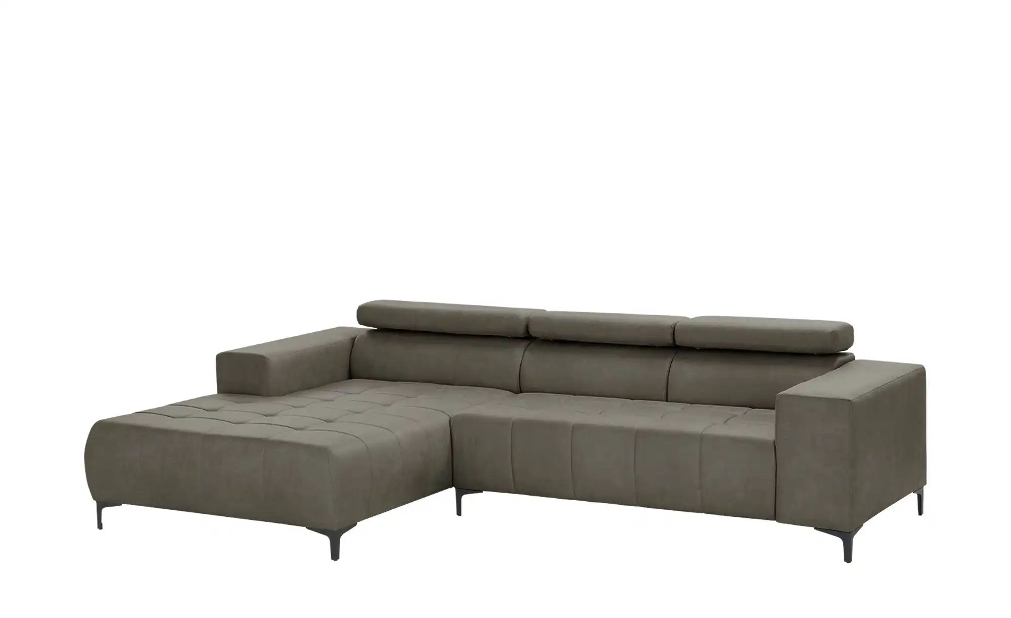 switch Ecksofa aus Mikrofaser Caro ¦ grau ¦ Maße (cm): B: 289 H: 93 T: 175. günstig online kaufen