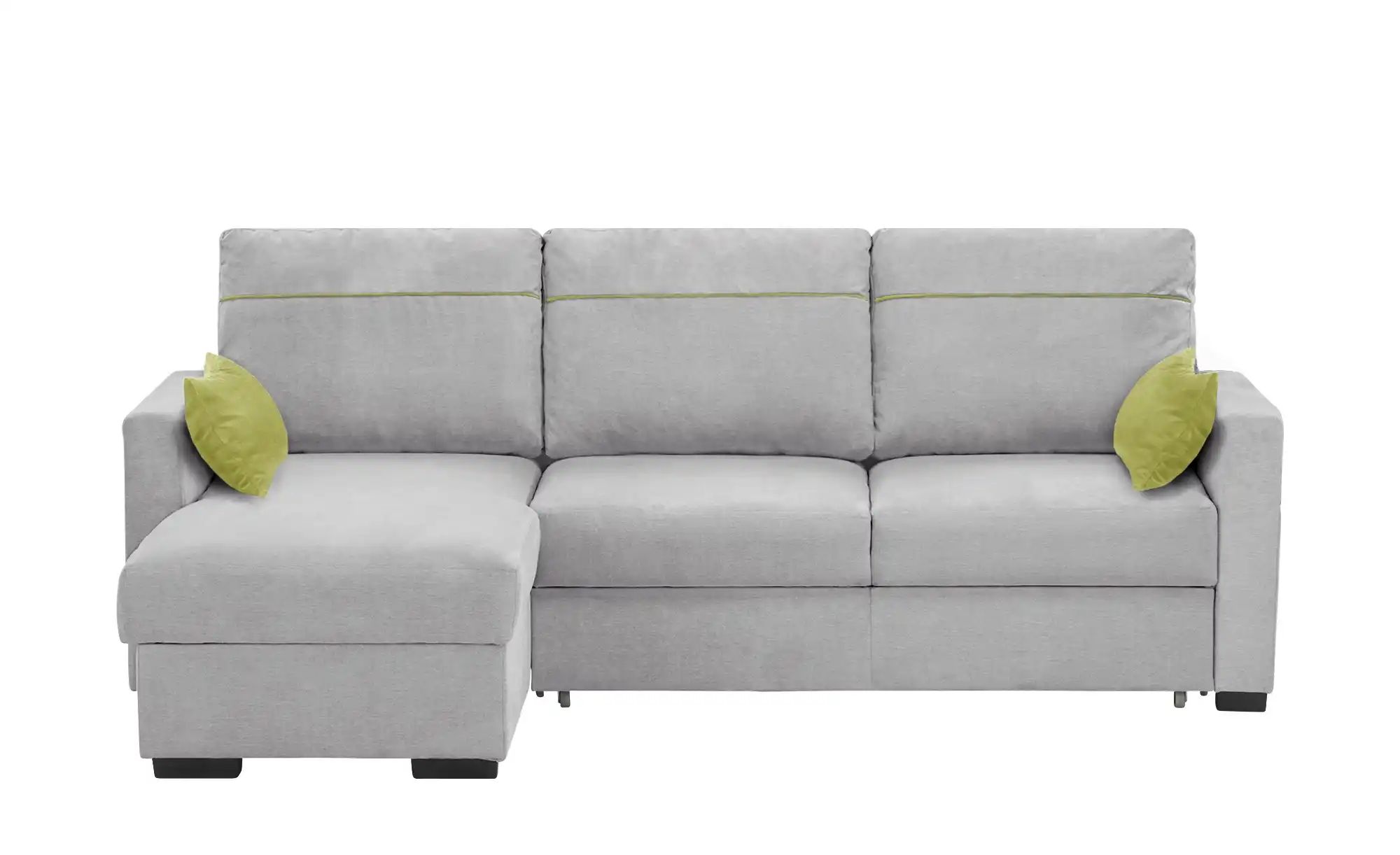 Ecksofa  Simba ¦ silber ¦ Maße (cm): B: 232 H: 87 T: 158 Polstermöbel > Sof günstig online kaufen