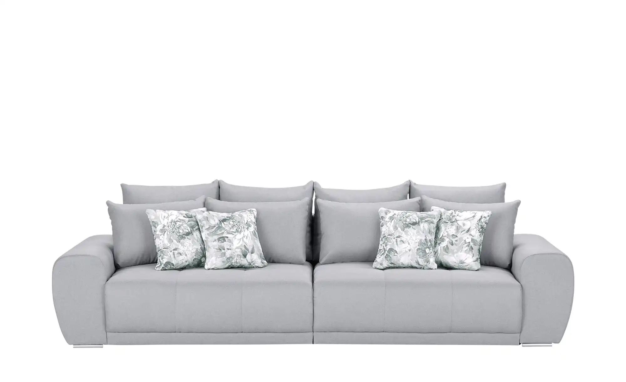 Big Sofa  Emma ¦ silber ¦ Maße (cm): B: 306 H: 83 T: 115 Polstermöbel > Sof günstig online kaufen