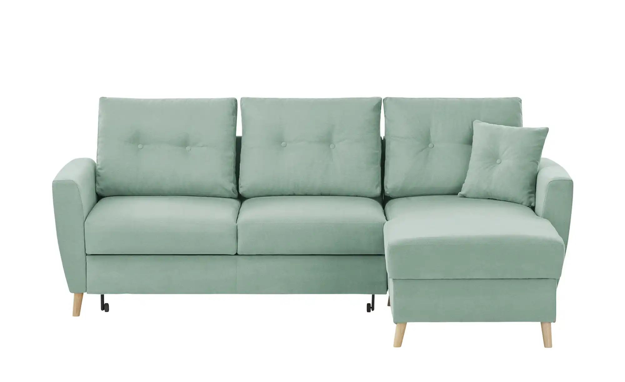 Ecksofa  Carla ¦ grün ¦ Maße (cm): B: 230 H: 93 T: 159 Polstermöbel > Sofas günstig online kaufen