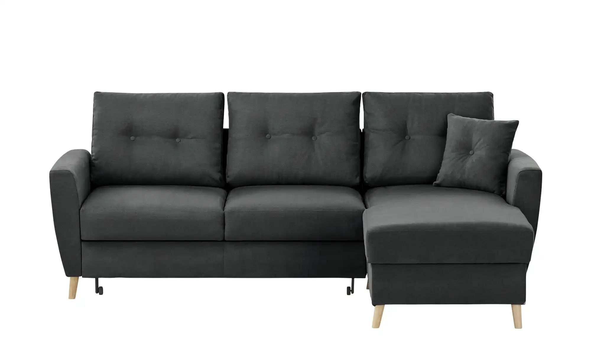 Ecksofa  Carla ¦ grau ¦ Maße (cm): B: 230 H: 93 T: 159 Polstermöbel > Sofas günstig online kaufen