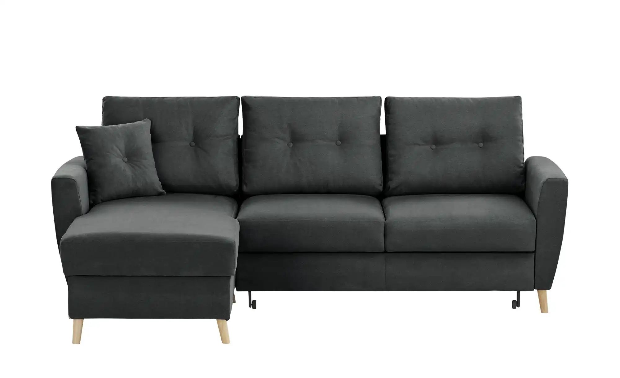 Ecksofa  Carla ¦ grau ¦ Maße (cm): B: 230 H: 93 T: 159 Polstermöbel > Sofas günstig online kaufen