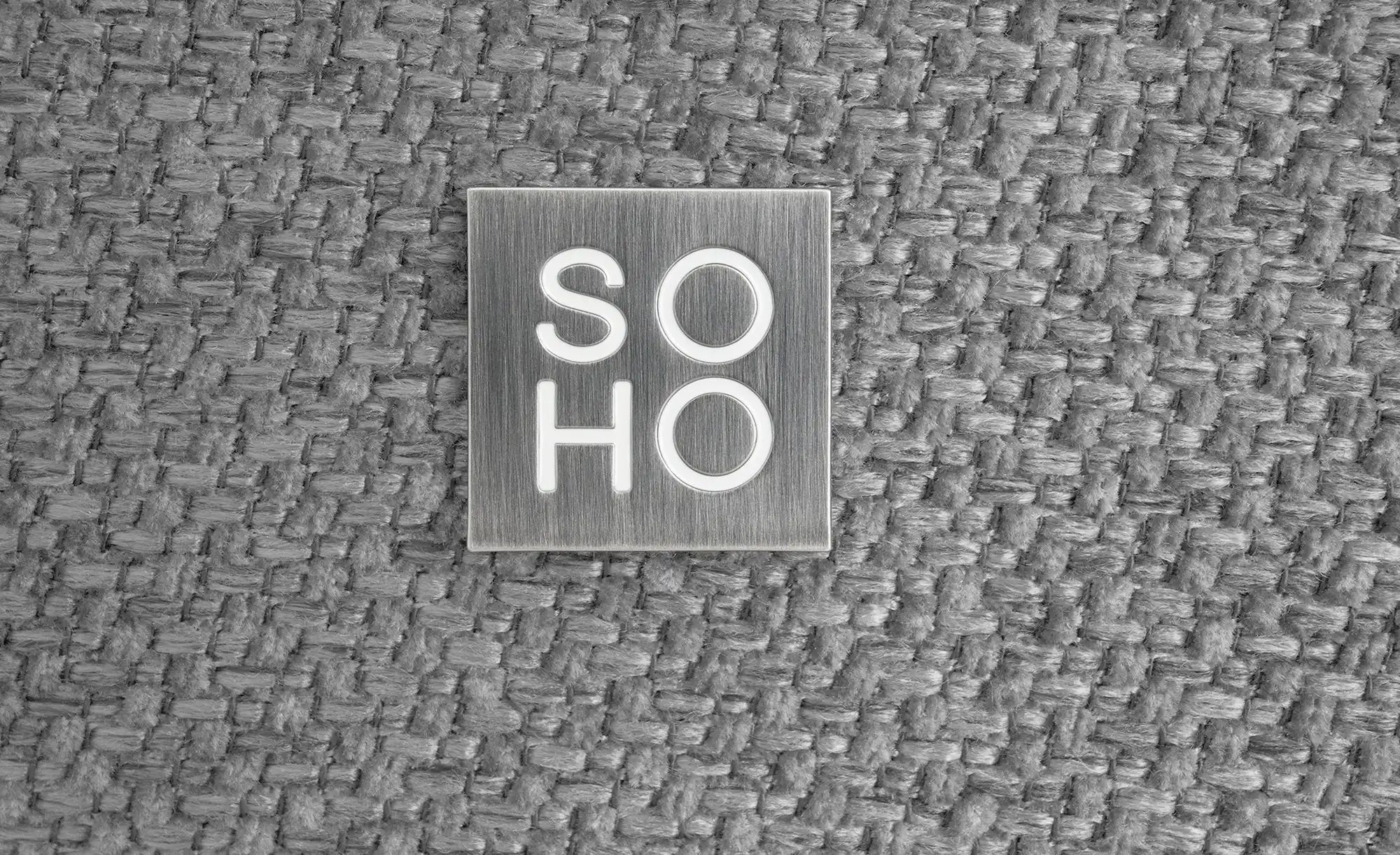 Thumbnail - SOHO Ecksofa Franka ¦ grau ¦ Maße (cm): B: 268 H: 87 T: 161.0 Polstermöbel > Sofas > 3-Sitzer - Höffner