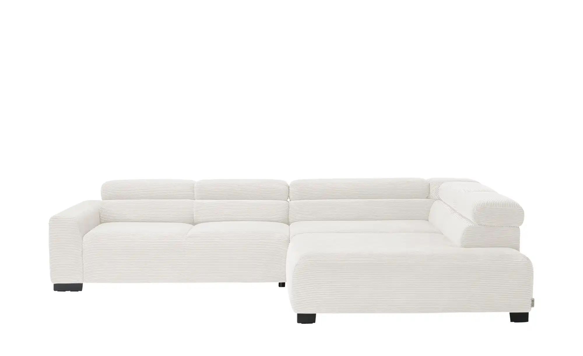 Jette Home Ecksofa aus Cord Jette Flirt ¦ weiß ¦ Maße (cm): B: 311 H: 84 T: günstig online kaufen