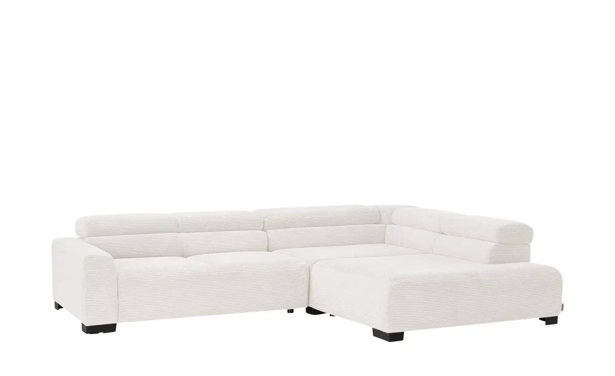 Thumbnail - Jette Home Ecksofa aus Cord Jette Flirt ¦ weiß ¦ Maße (cm): B: 311 H: 84 T: 219.0 Polstermöbel > Sofas > 3-Sitzer - Höff...