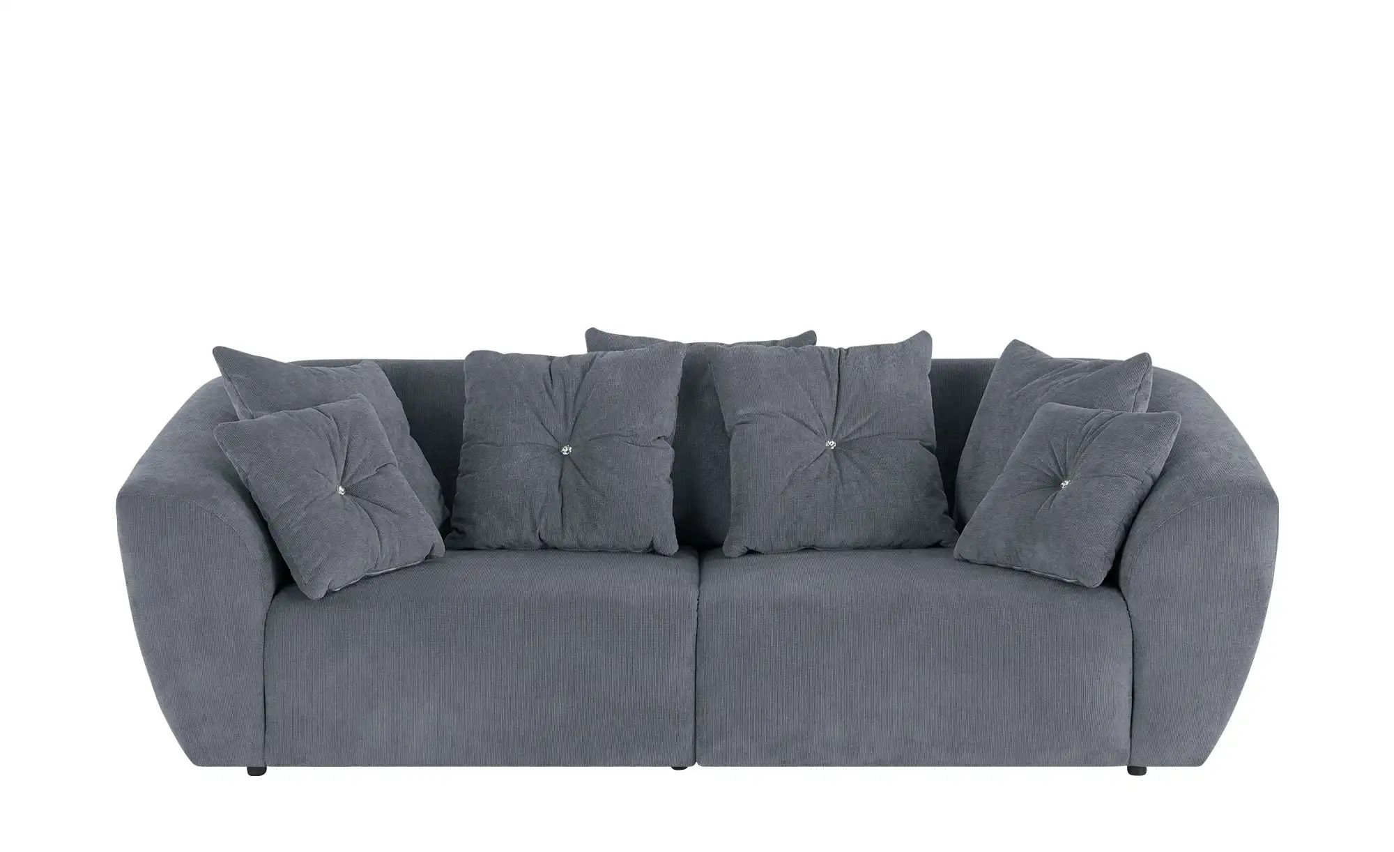 smart Big Sofa  Krista ¦ grau ¦ Maße (cm): B: 250 H: 81 T: 106 Polstermöbel günstig online kaufen