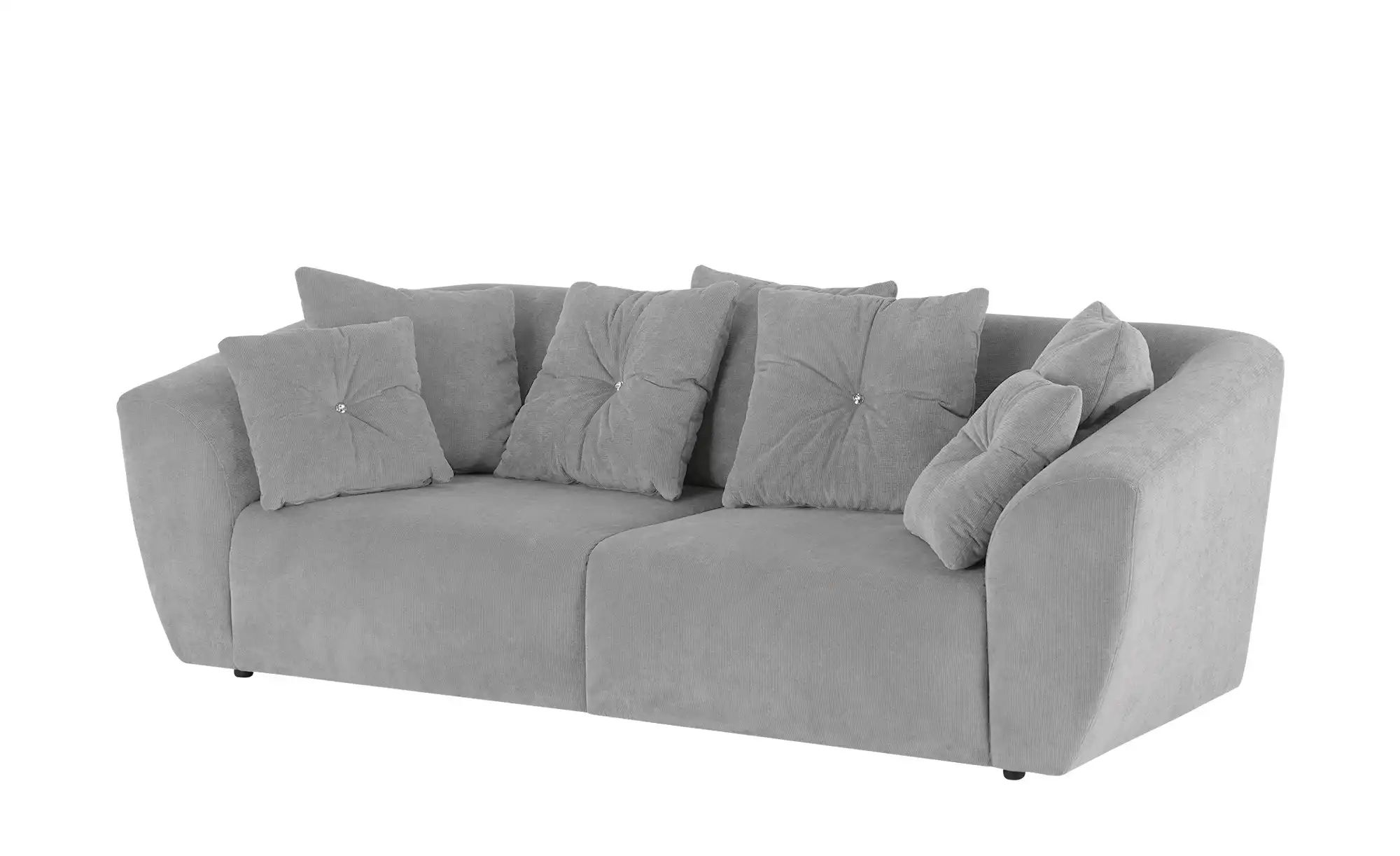 smart Big Sofa  Krista ¦ grau ¦ Maße (cm): B: 250 H: 81 T: 106.0 Polstermöb günstig online kaufen