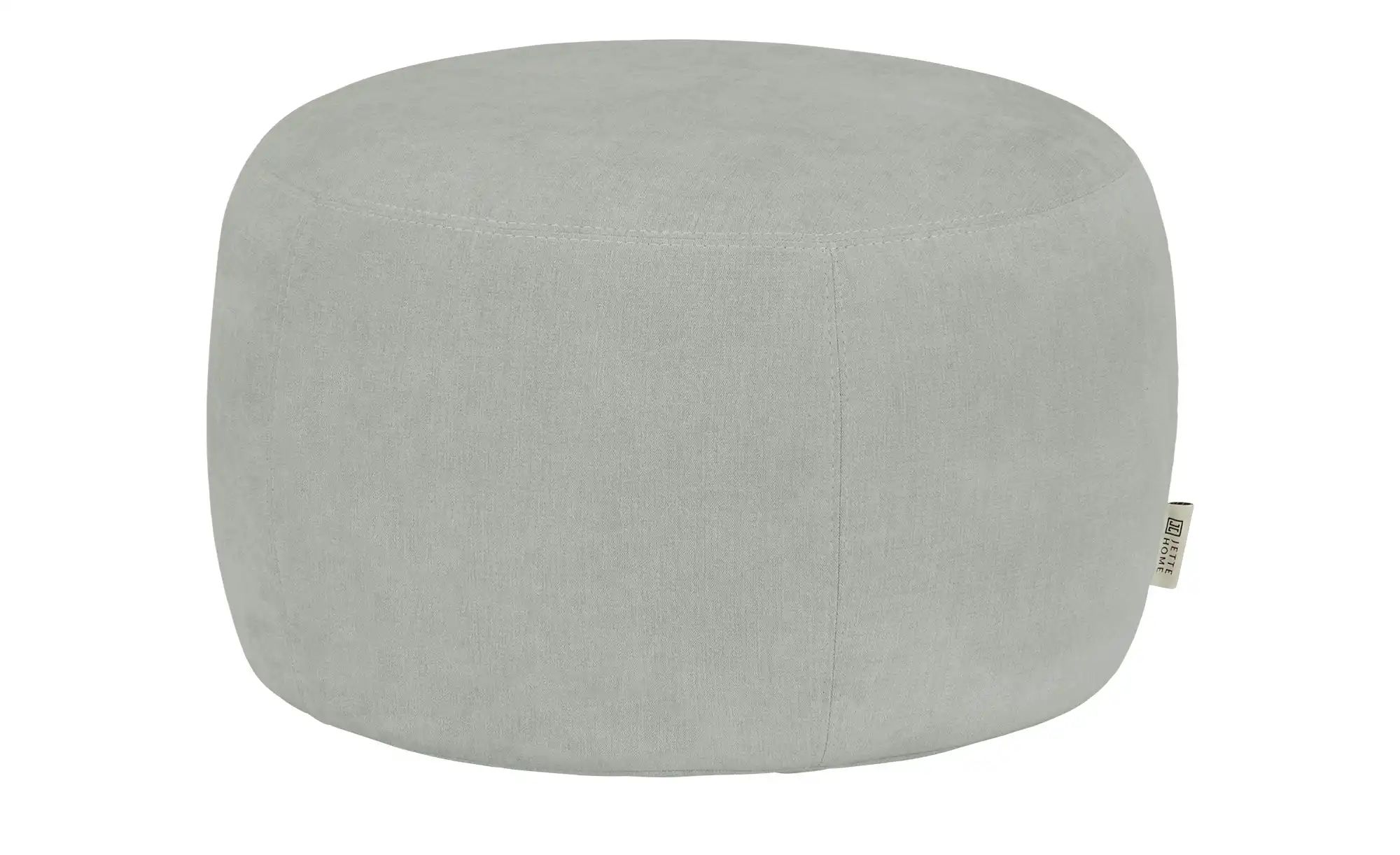 Jette Home Hocker  Jette Round ¦ silber ¦ Maße (cm): B: 60 H: 60  Ø: 60 Pol günstig online kaufen