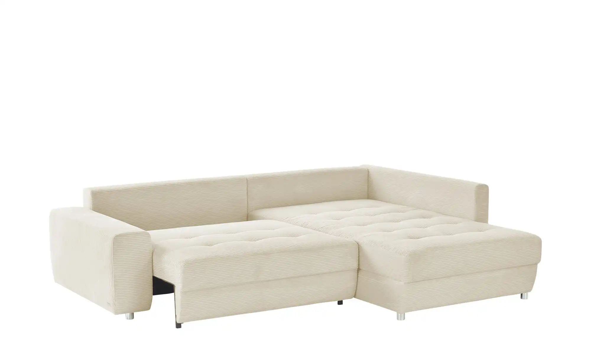 bobb Ecksofa  Arissa de Luxe ¦ creme ¦ Maße (cm): B: 265 H: 84 T: 215.0 Pol günstig online kaufen