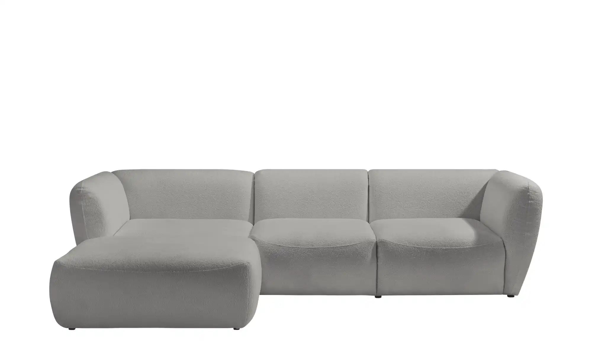 switch Ecksofa in Bouclé Candelo ¦ grau ¦ Maße (cm): B: 306 H: 75 T: 172 Po günstig online kaufen