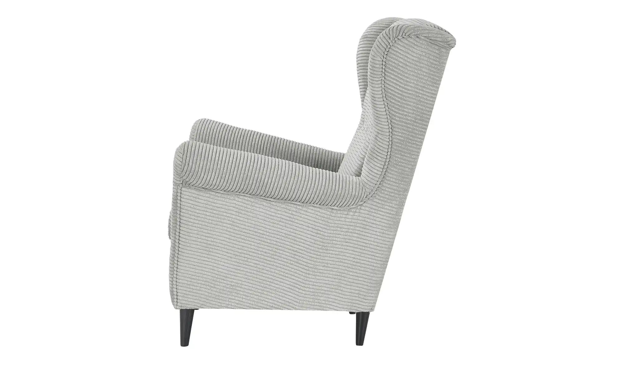 Thumbnail - smart Sessel Hubertine ¦ grau ¦ Maße (cm): B: 82 H: 102 T: 89.0 Polstermöbel > Sessel > Ohrensessel - Höffner