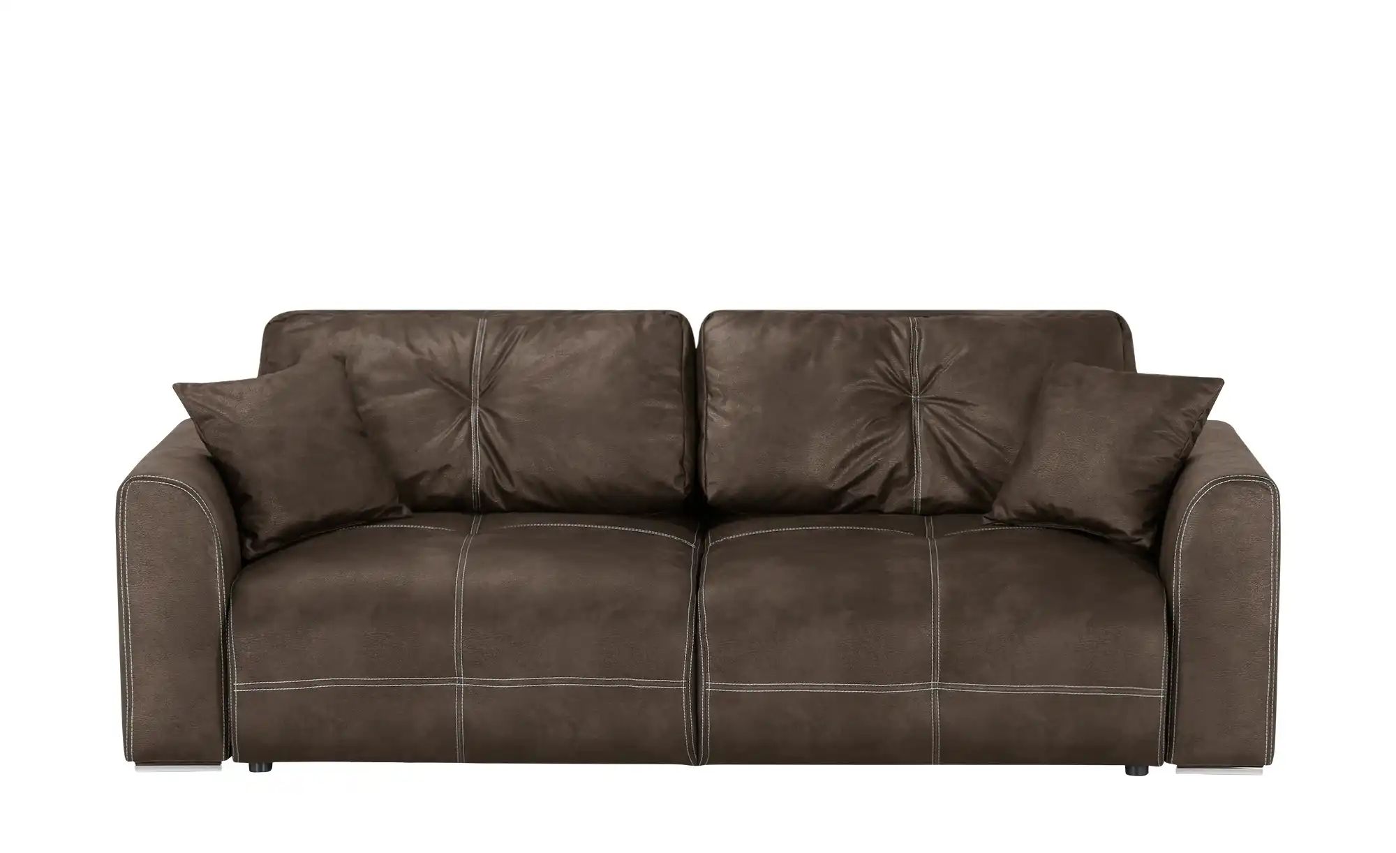 uno Schlafsofa aus Mikrofaser Diego ¦ braun ¦ Maße (cm): B: 245 H: 85 T: 115.0 Polstermöbel > Sofas > Einzelsofas - Höffner