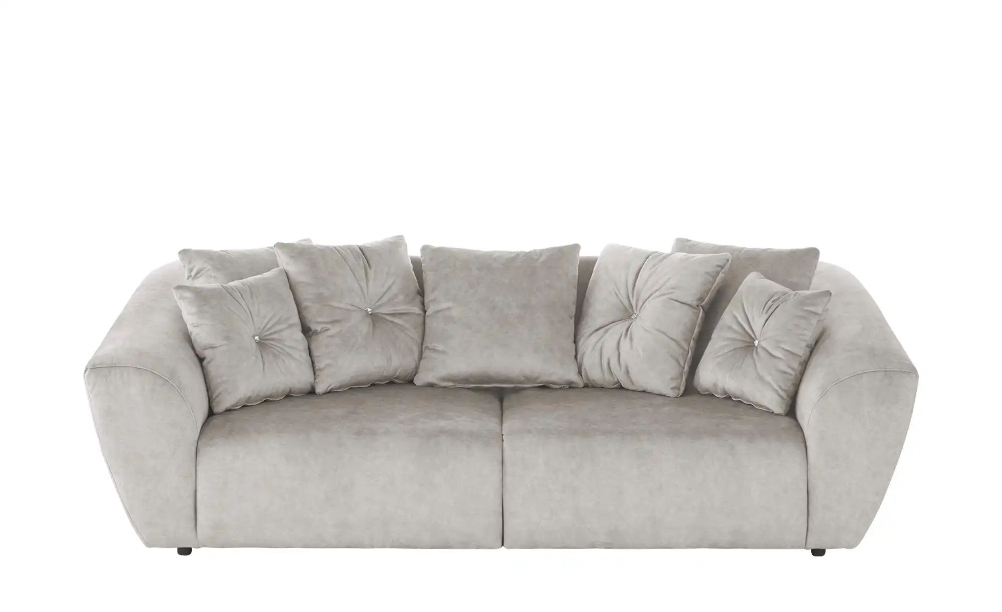 smart Big Sofa  Krista ¦ grau ¦ Maße (cm): B: 250 H: 81 T: 106 Polstermöbel günstig online kaufen