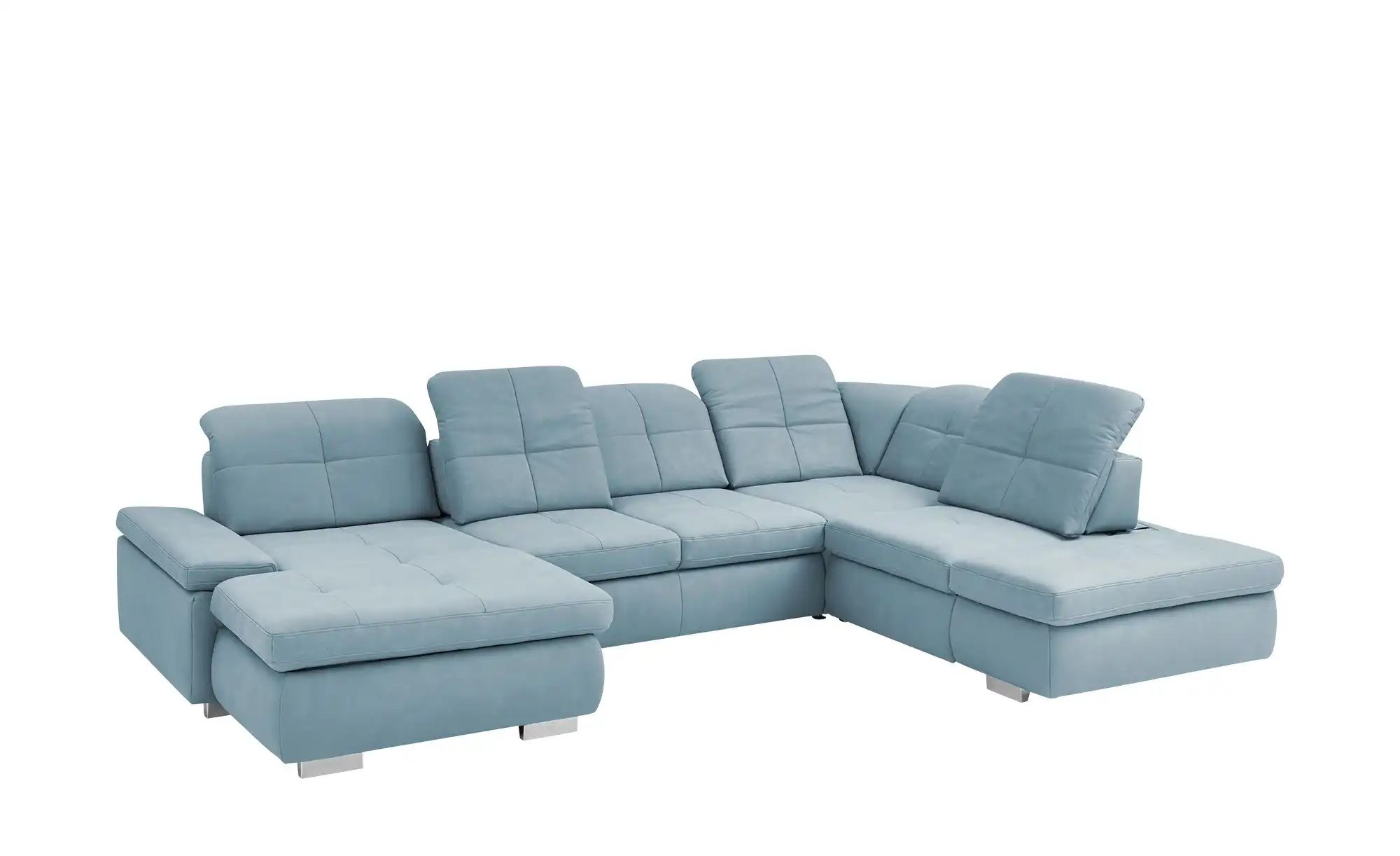 Thumbnail - Lounge Collection Wohnlandschaft aus Mikrofaser Affair ¦ blau ¦ Maße (cm): B: 371 H: 100 T: 260.0 Polstermöbel > Sofas >...