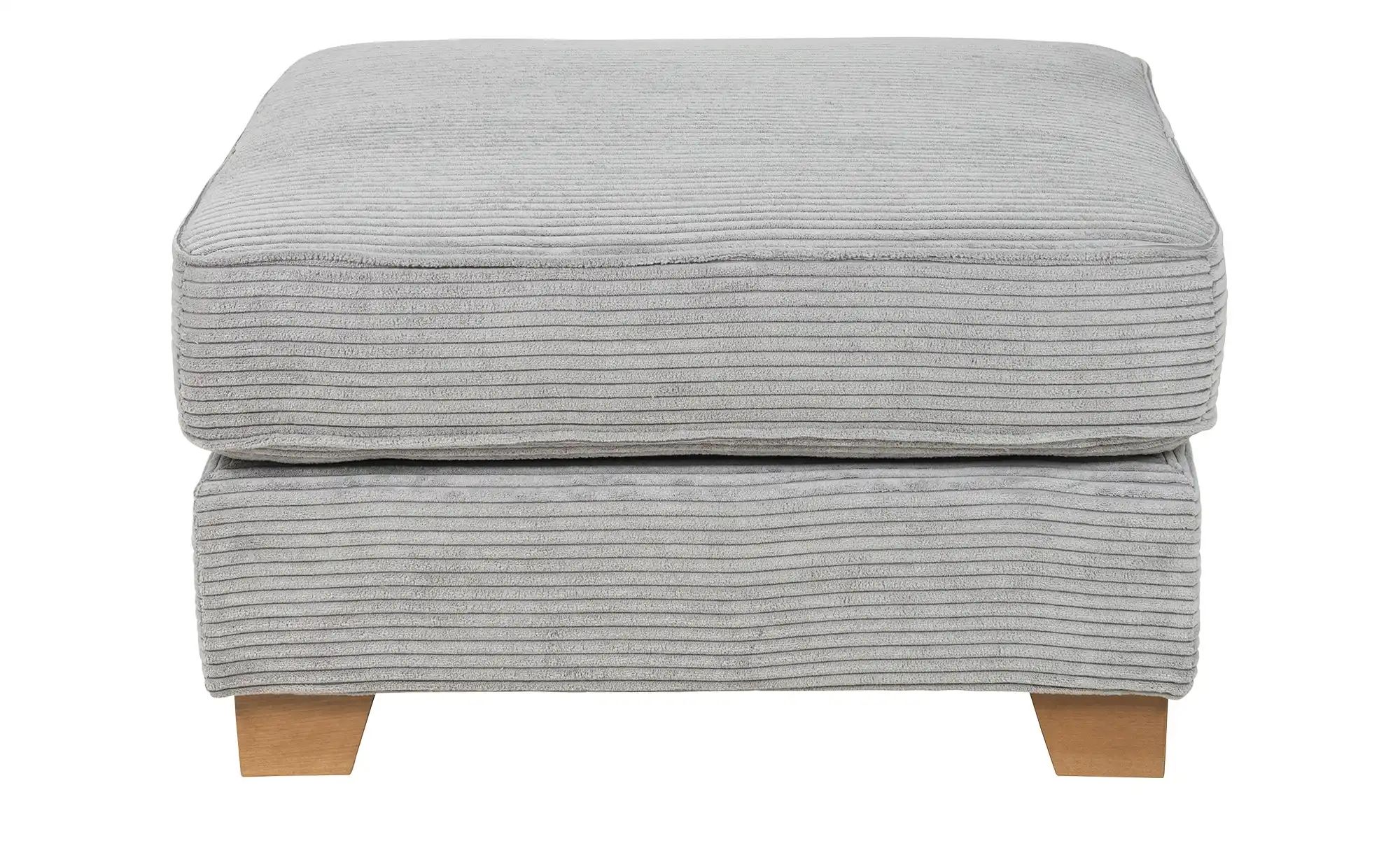 SOHO Hocker  Franka ¦ grau ¦ Maße (cm): B: 75 H: 42 T: 62 Polstermöbel > Ho günstig online kaufen