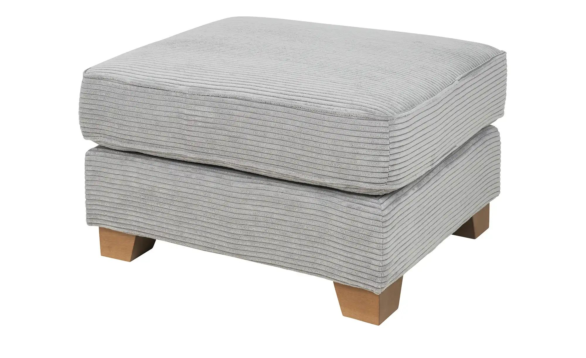 SOHO Hocker  Franka ¦ grau ¦ Maße (cm): B: 75 H: 42 T: 62 Polstermöbel > Ho günstig online kaufen