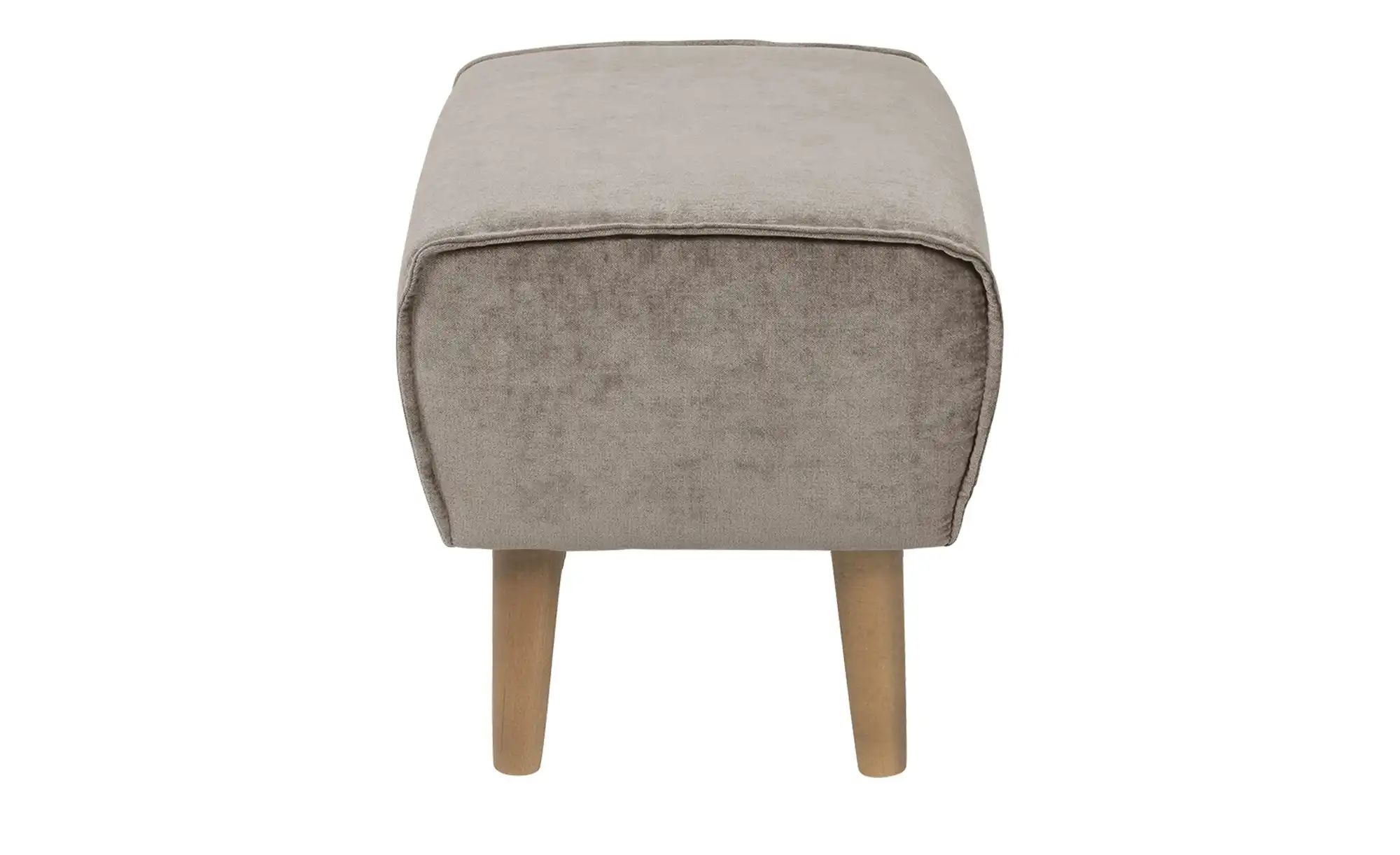 SOHO Hocker  Ellinor ¦ grau ¦ Maße (cm): B: 56 H: 46 T: 41 Polstermöbel > H günstig online kaufen