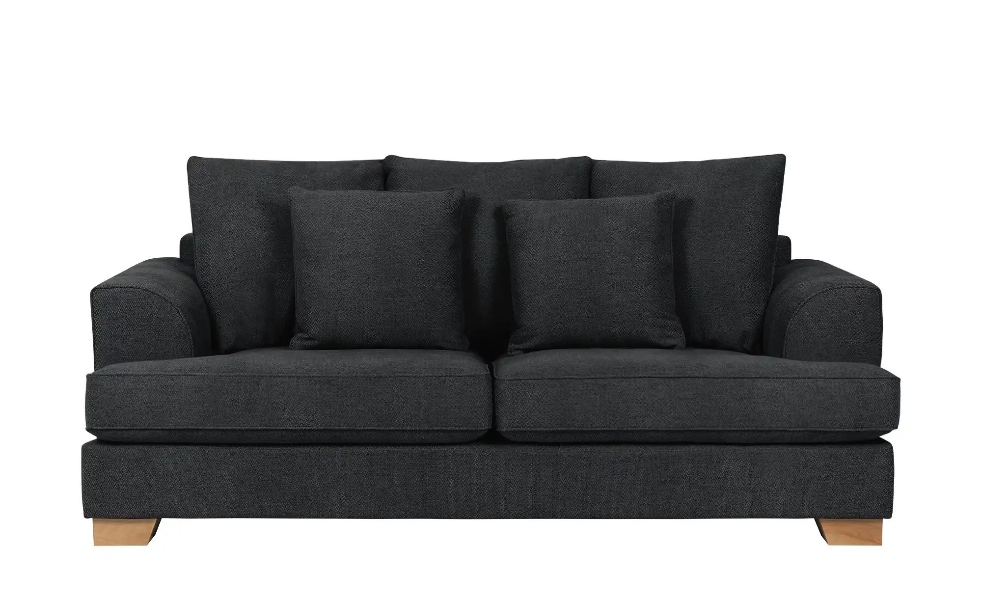 SOHO Sofa  Franka ¦ schwarz ¦ Maße (cm): B: 199 H: 87 T: 103 Polstermöbel > günstig online kaufen